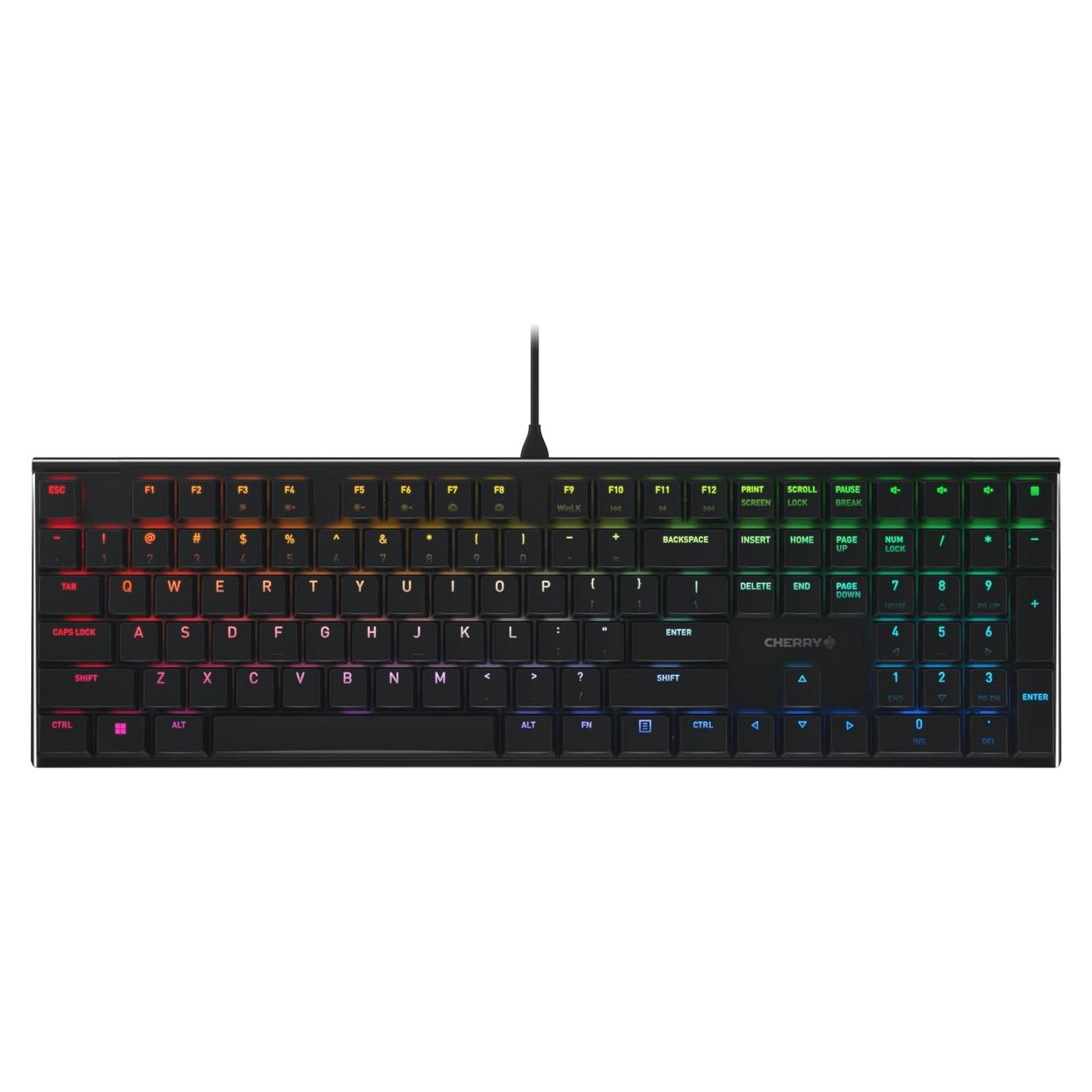 Teclado Mecánico Cherry MX 10.0N RGB Ultra Delgado