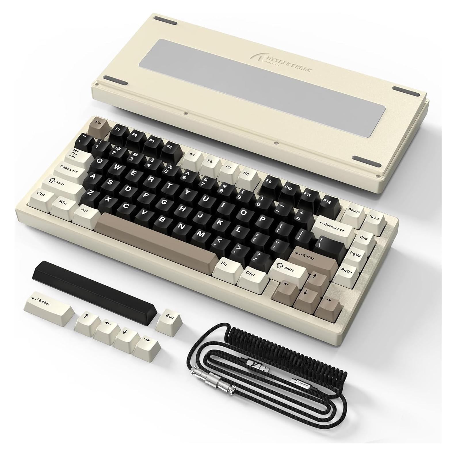 Teclado Mecánico Inalámbrico Attack Shark X75-QMK RGB - Aluminio