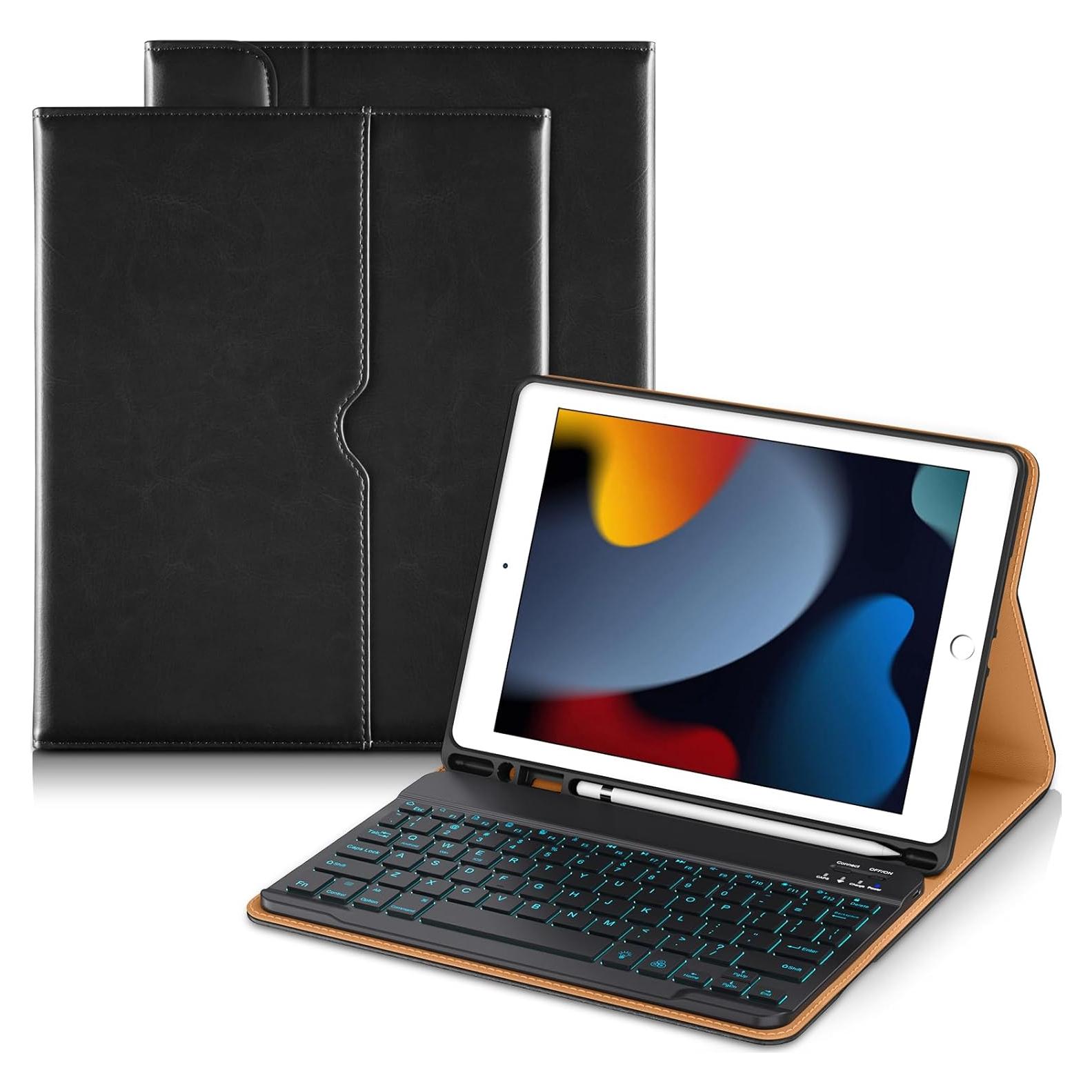 Funda con Teclado Inalámbrico DTTO para iPad 10.2" 9na/8va/7ma Gen
