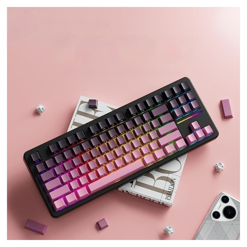 Teclado Mecánico Inalámbrico EWEADN X87 75% RGB 10000mAh