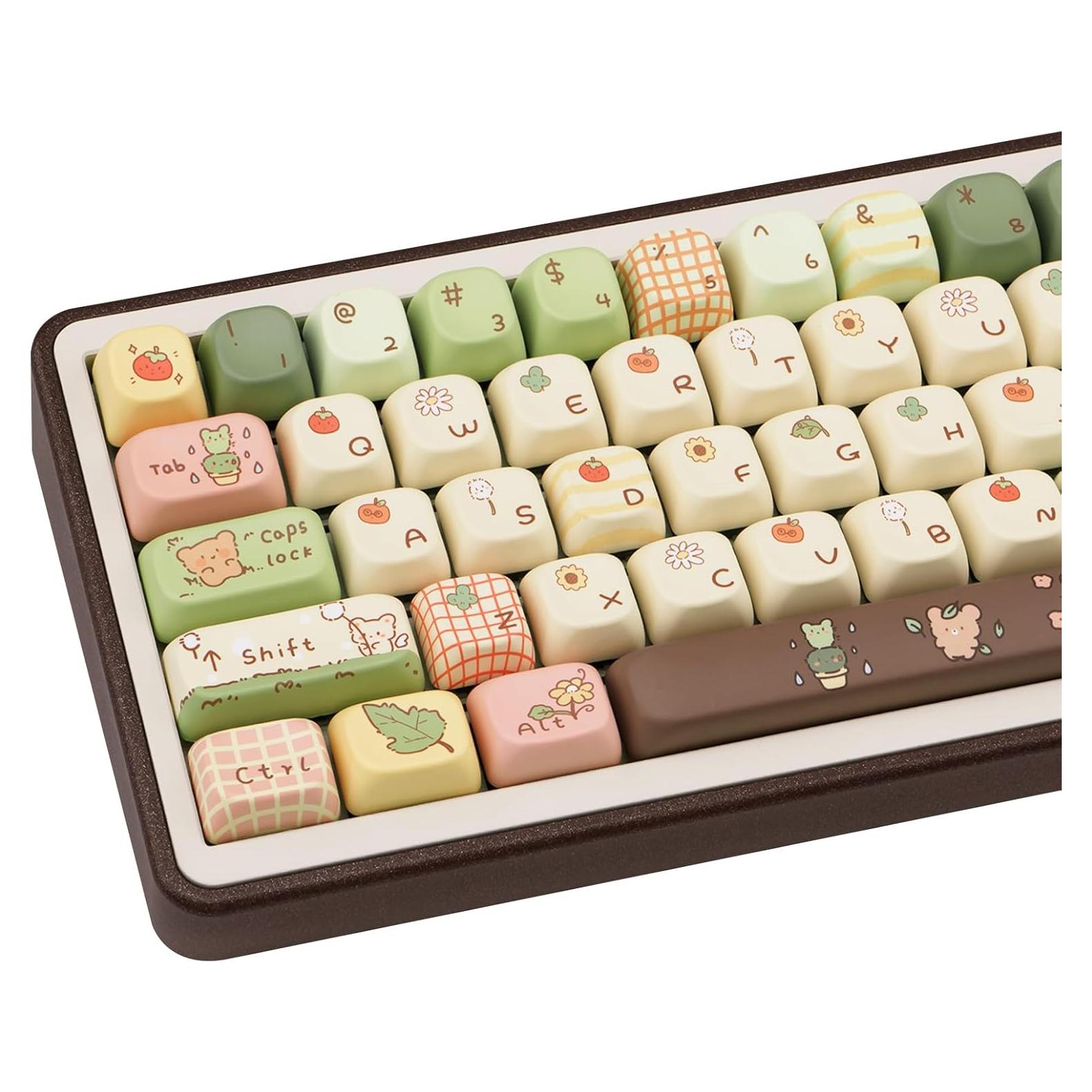 Juego de Teclas PBT Gruesas COOMICKEY 149 Teclas Perfil FOA