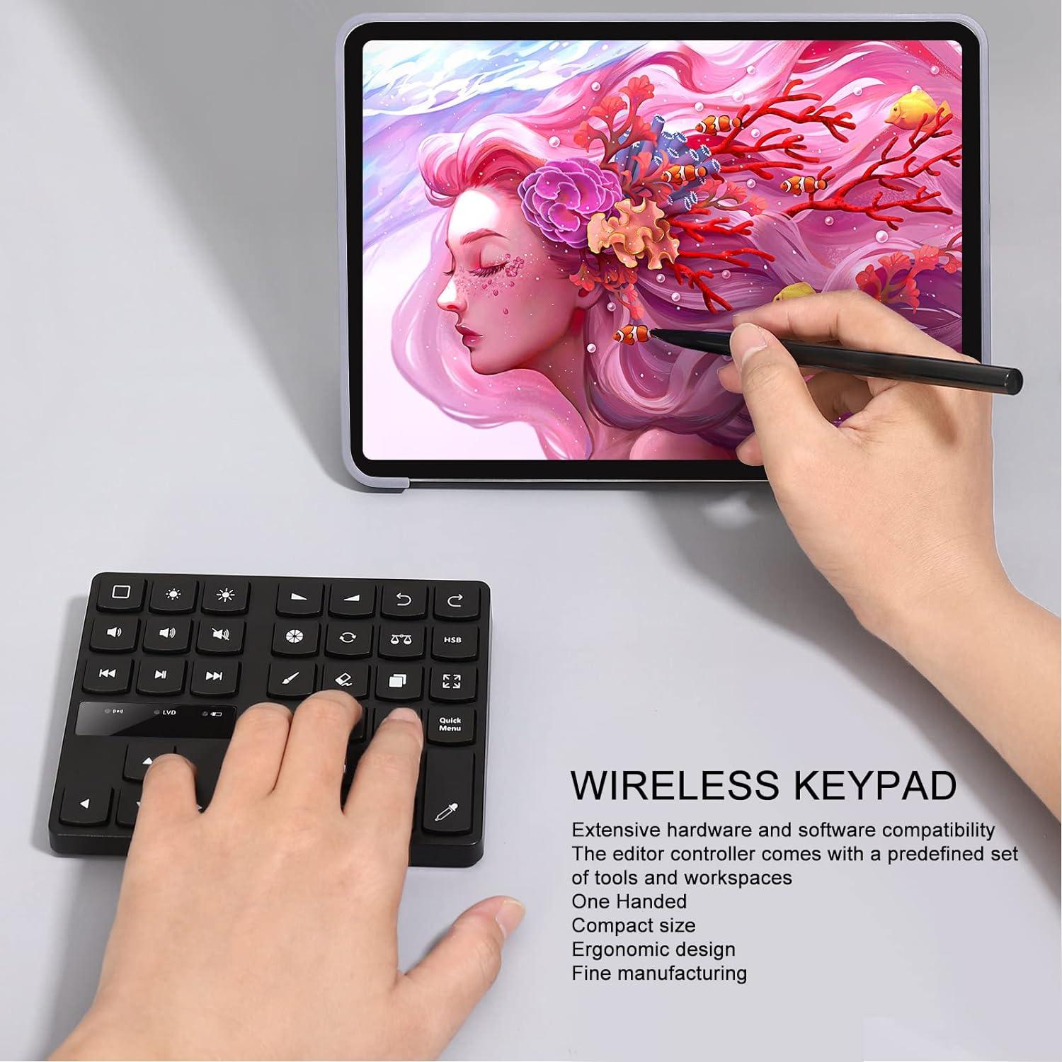 Teclado de Dibujo Bluetooth FLEXMAN 35 Teclas Ergonómico