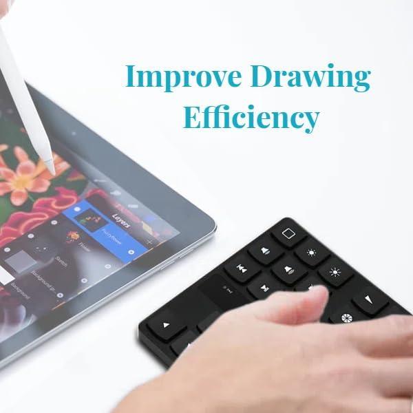 Teclado de Dibujo Bluetooth FLEXMAN 35 Teclas Ergonómico