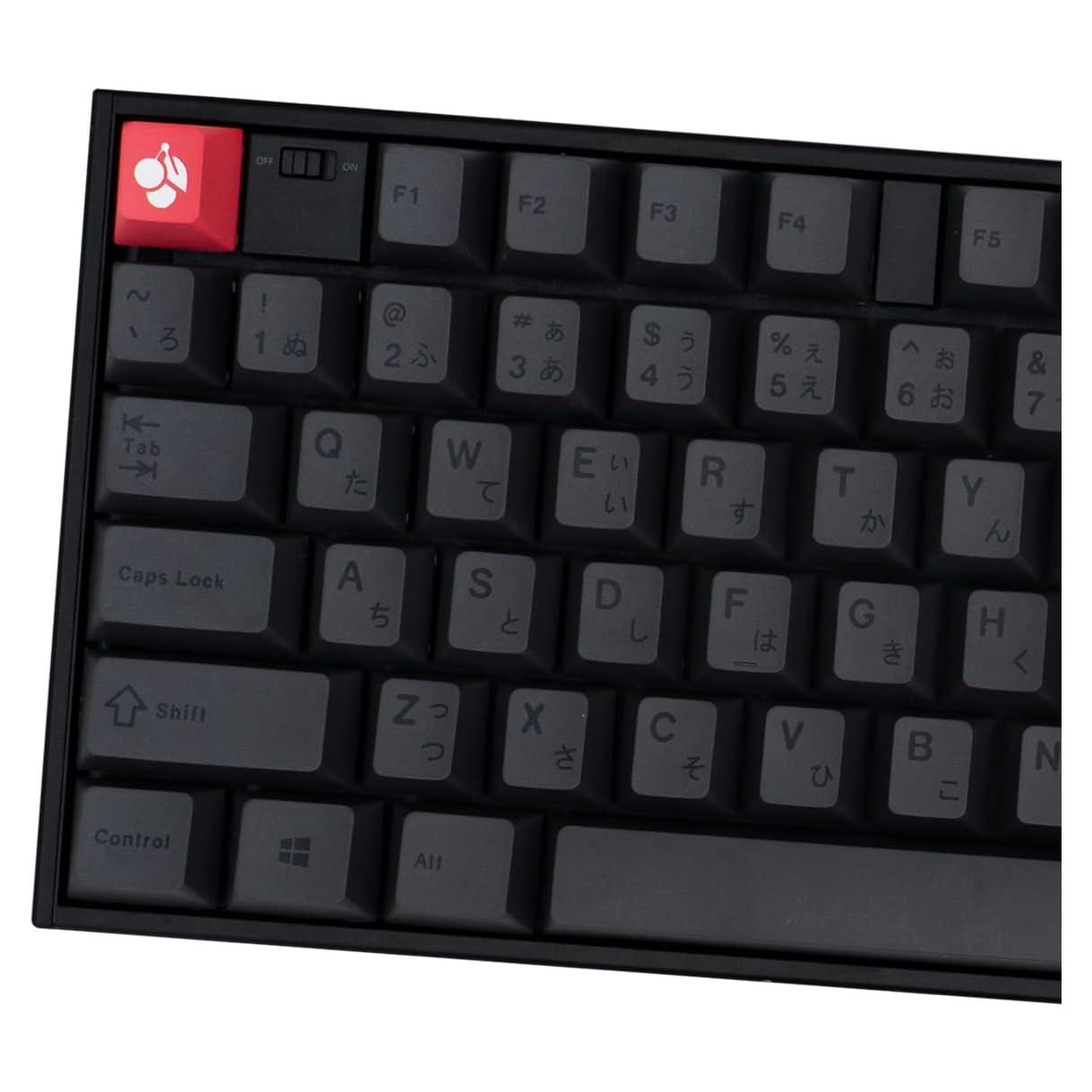 Set de 130 Teclas PBT Mintcaps Gris Perfil Cherry para Teclados Mecánicos