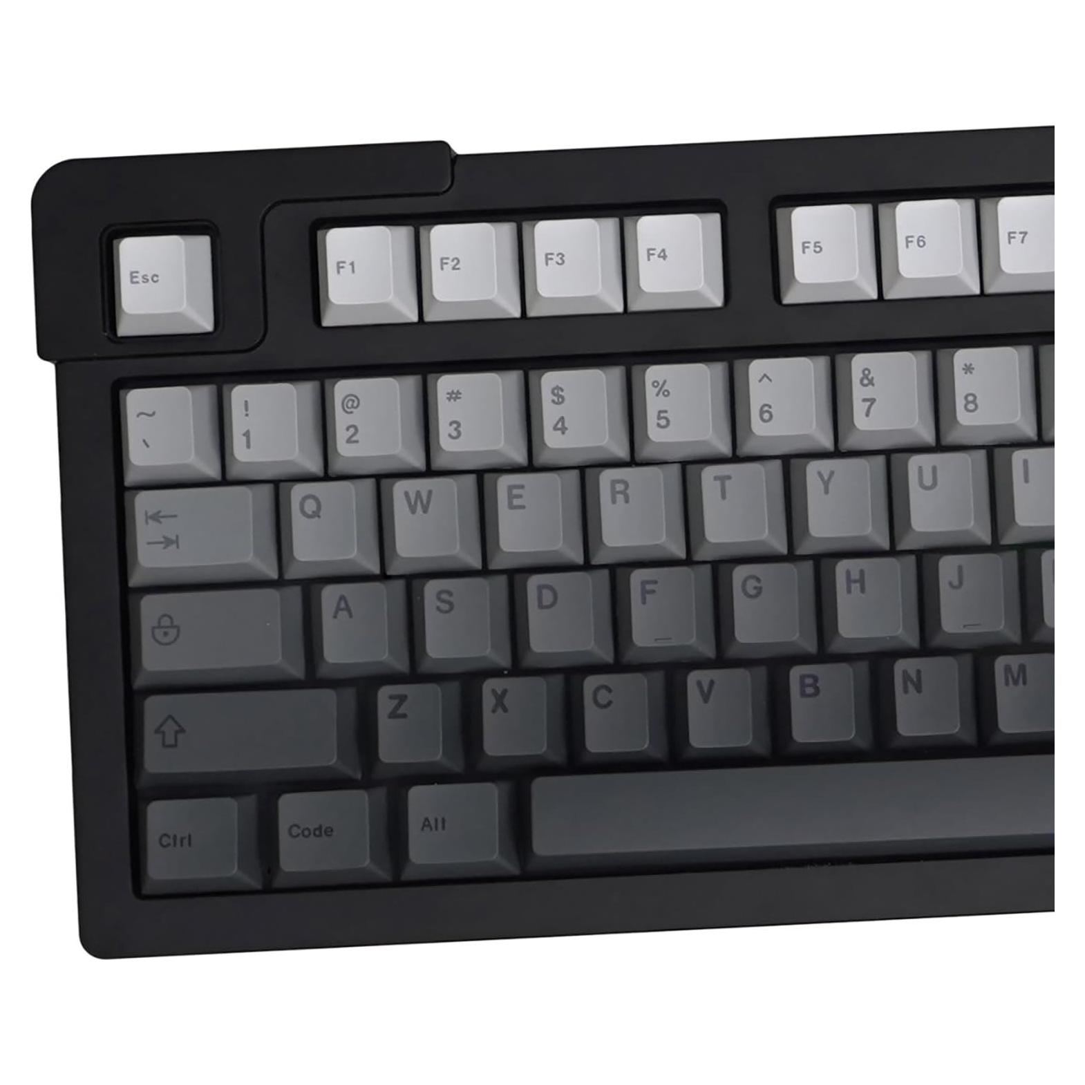 Juego de Teclas Grises en Degradado 125 Teclas PBT Cherry MX