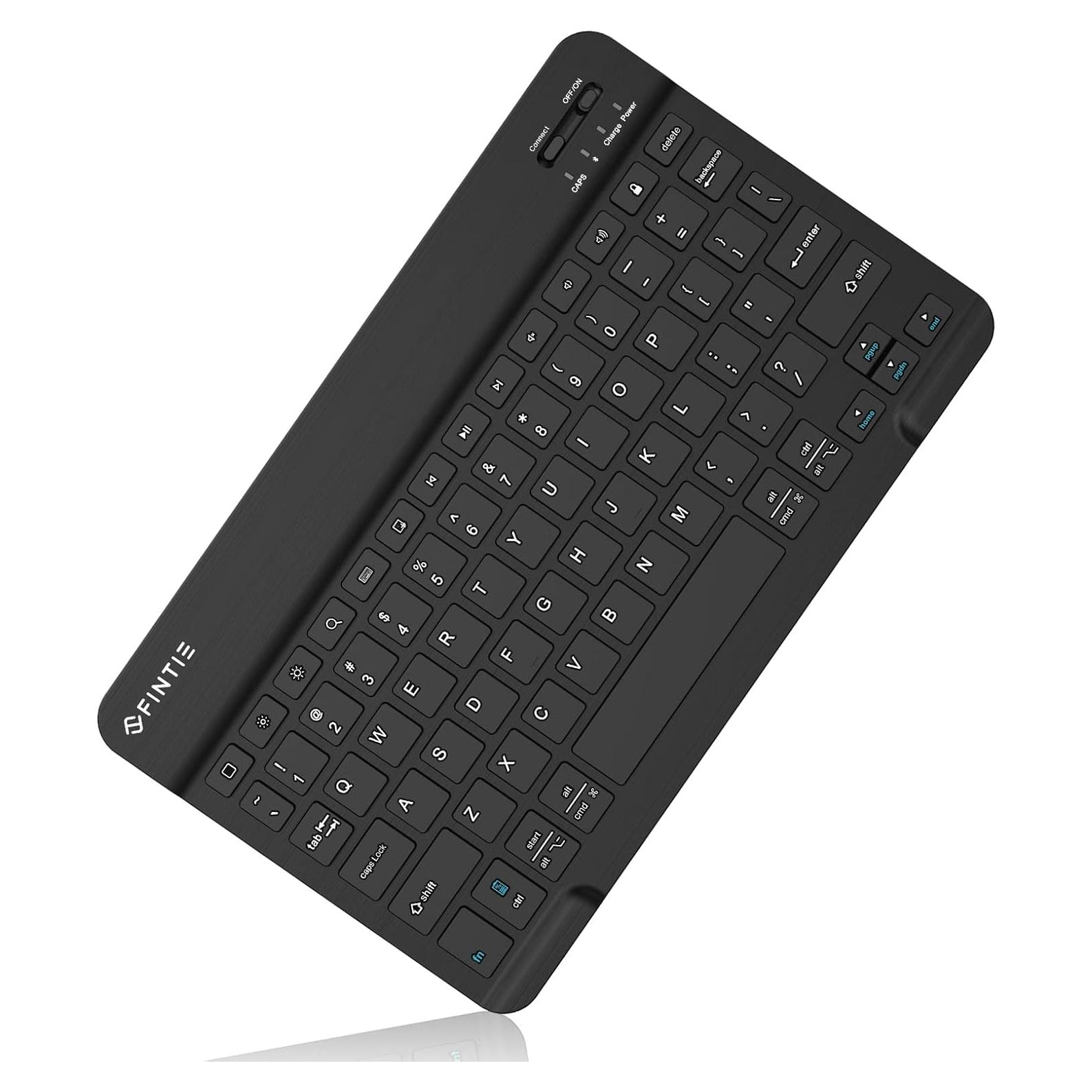 Teclado Inalámbrico Bluetooth FINTIE 10 Pulgadas Negro
