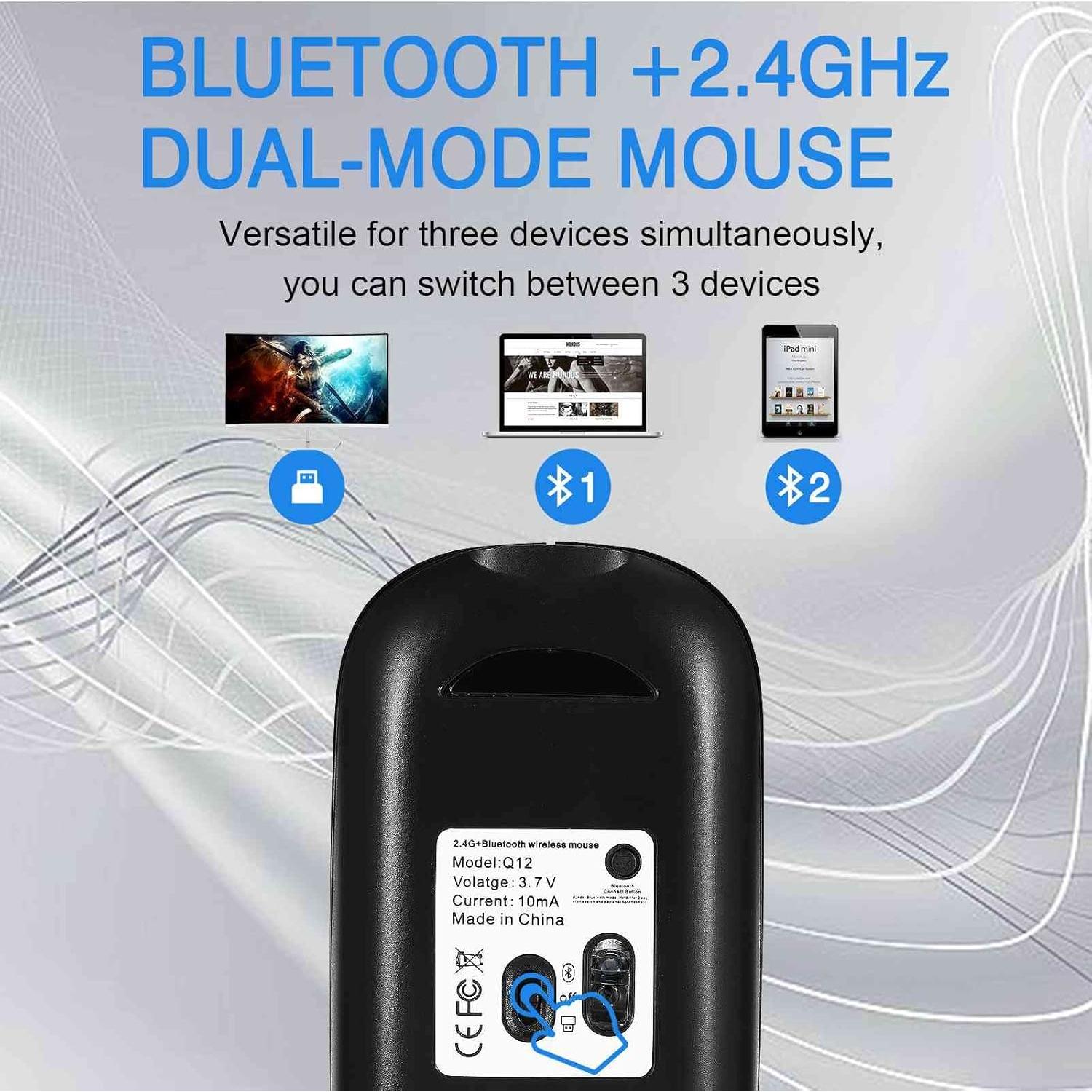 Combo Teclado y Ratón Inalámbrico UrbanX Negro - Recargable