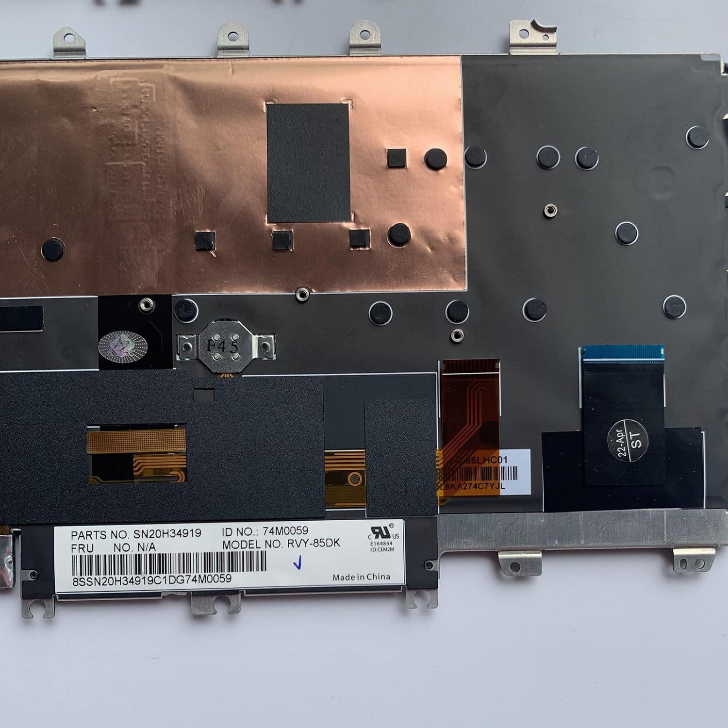 Teclado Retroiluminado Lenovo Thinkpad X1 Yoga 2016 US