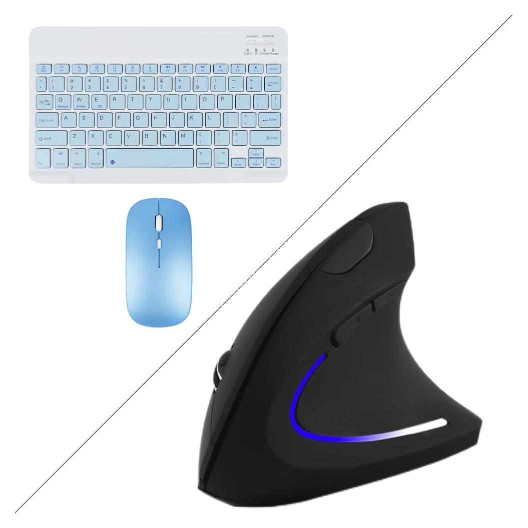 Conjunto Teclado y Ratón Bluetooth Ergonómico SHARE SUNSHINE