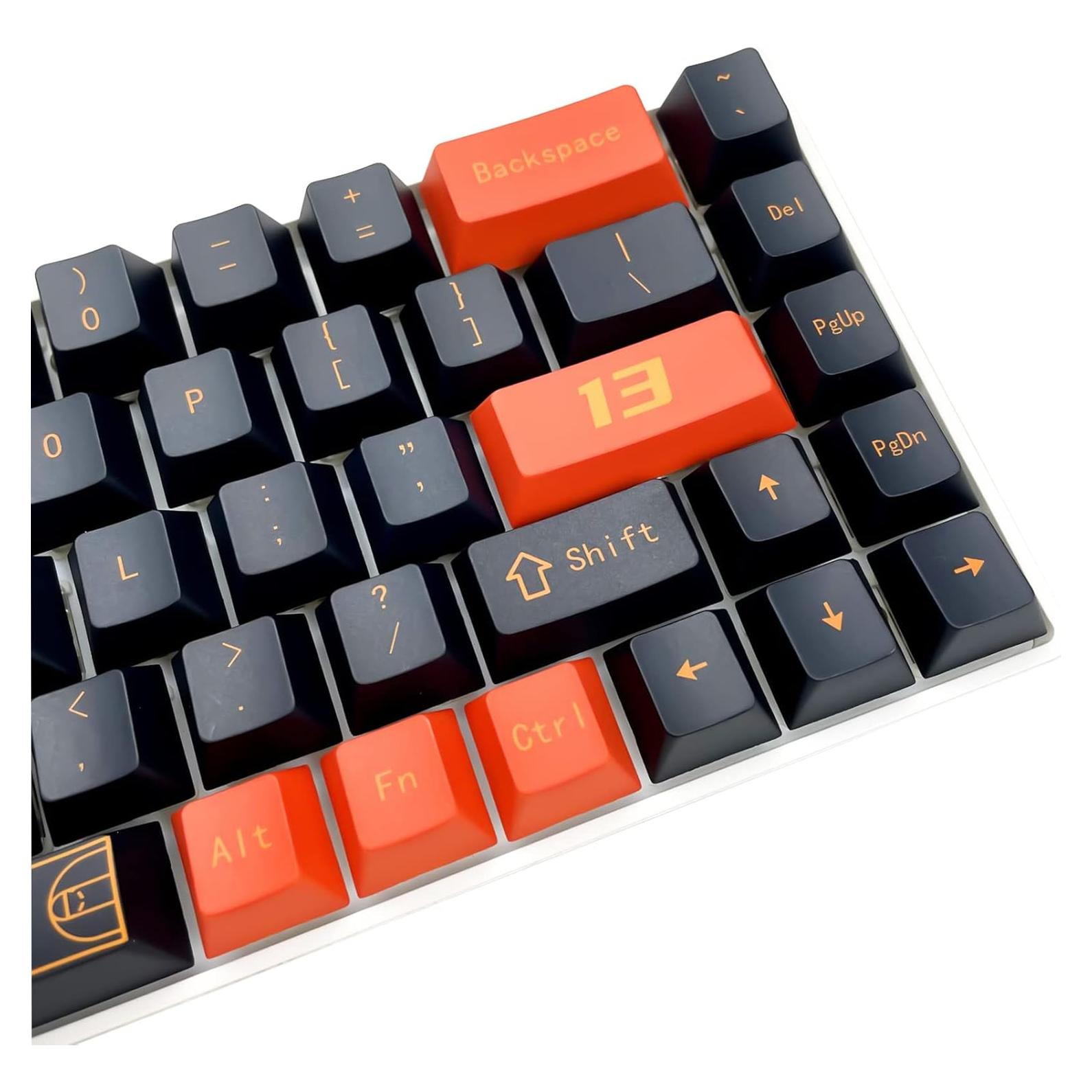 Teclas PBT DRAOZA 135 Personalizadas Baloncesto Mecánico