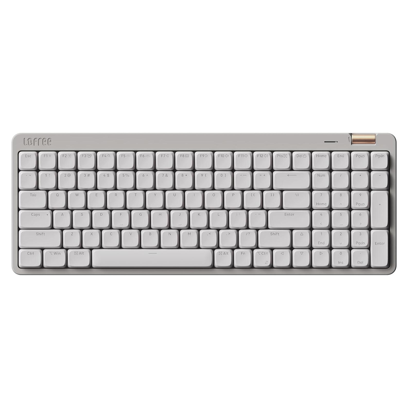 Teclado Mecánico Inalámbrico Lofree Flow Lite 100 Mármol