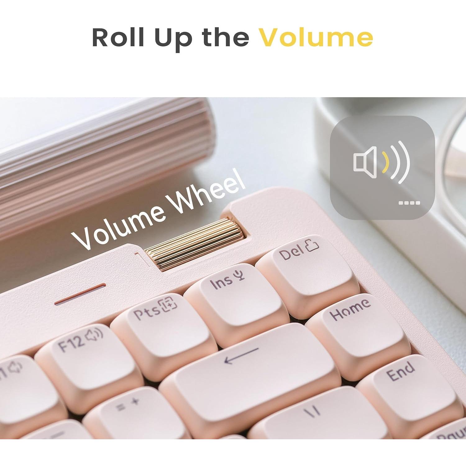 Teclado Mecánico Inalámbrico Lofree Flow Lite 100 Mármol