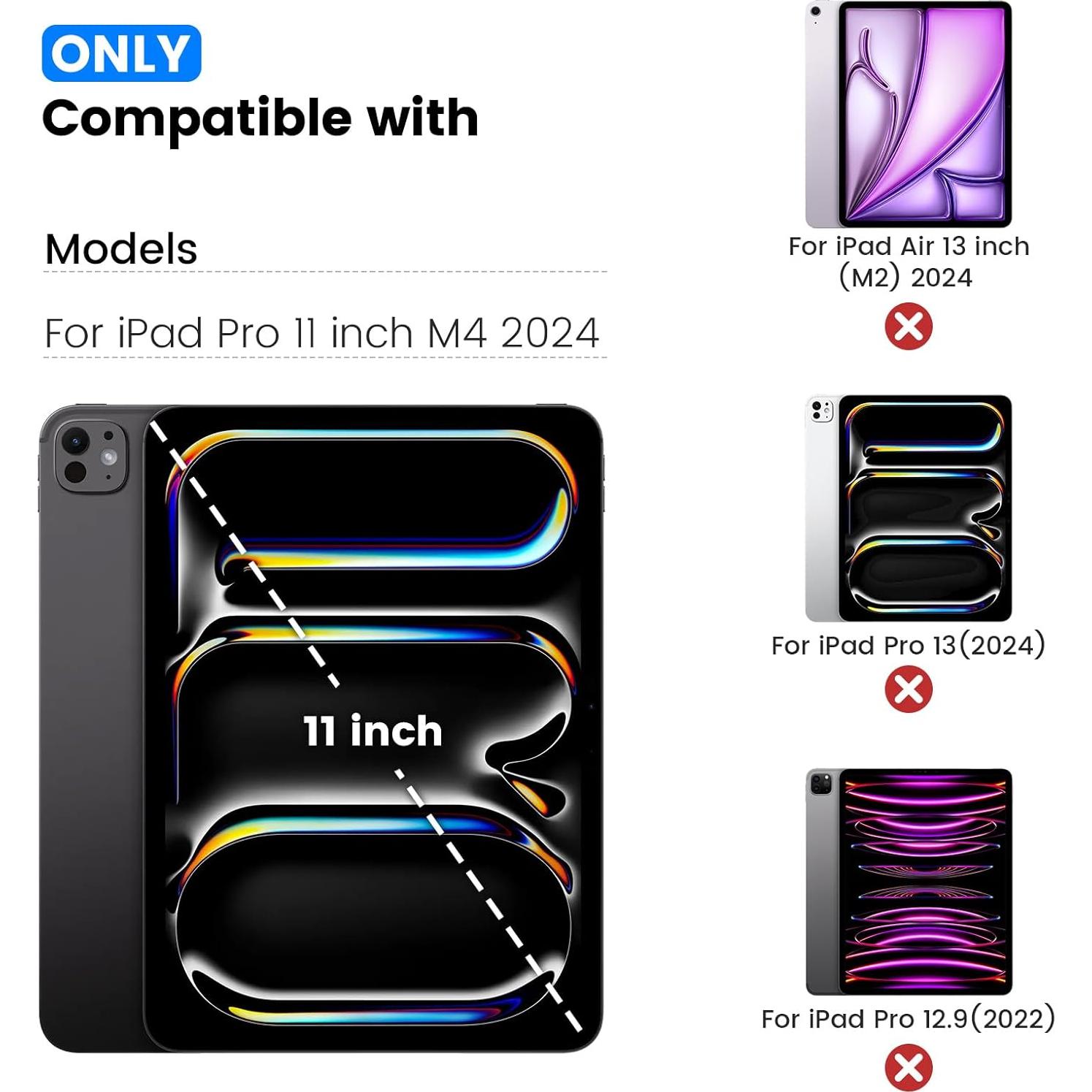 Funda Magnética Nillkin con Teclado Retroiluminado para iPad Pro 11" M4