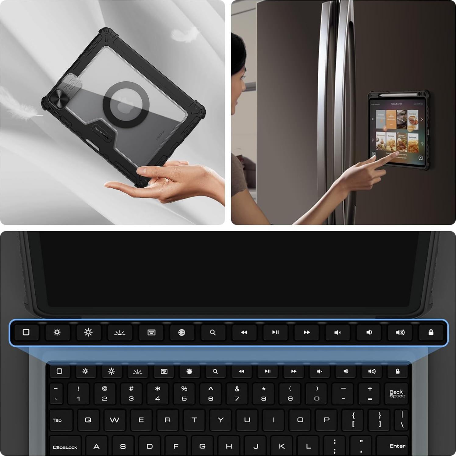 Funda Magnética Nillkin con Teclado Retroiluminado para iPad Pro 11" M4