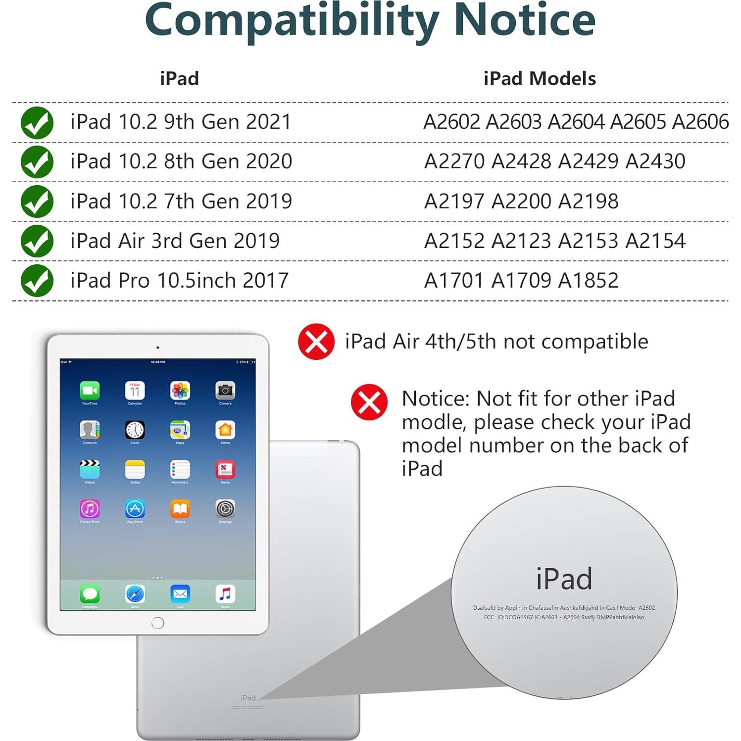 Funda Teclado Bluetooth TaIYanG para iPad 10.2" 9na Gen 2021