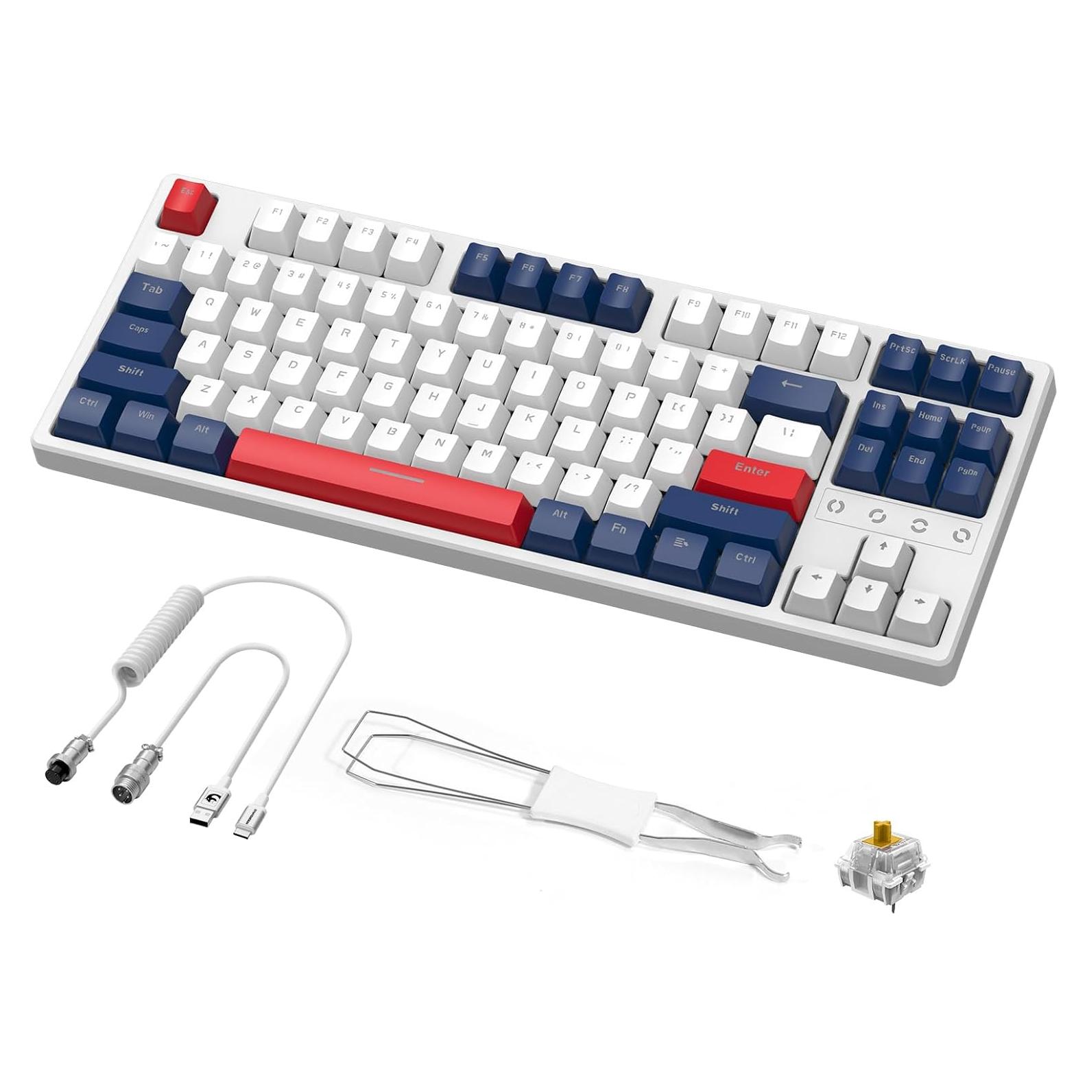 Teclado Mecánico Inalámbrico TKL Attack Shark K87 RGB