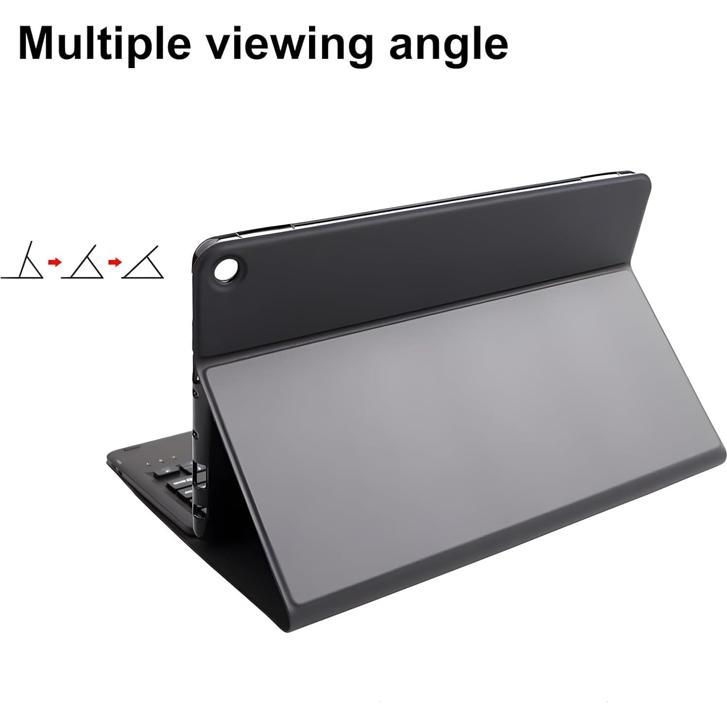 Funda con Teclado Bluetooth GYSDCAZ para Kindle Fire HD 10.1"