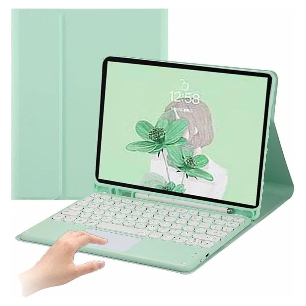 Funda de Teclado Inalámbrico YAOHAOXIN para Galaxy Tab A9 Plus 11" 2023