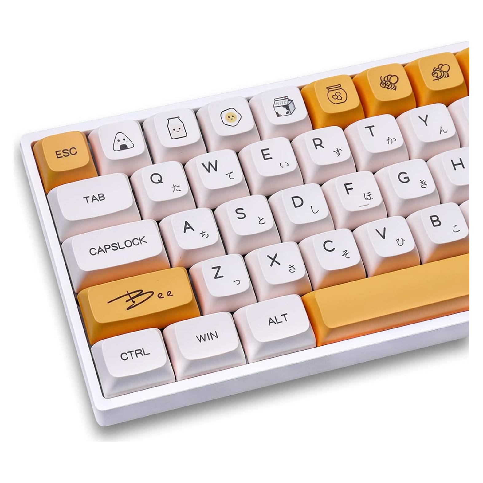 Juego de Teclas PBT 138 Teclas XDA Leche con Miel Sumgsn