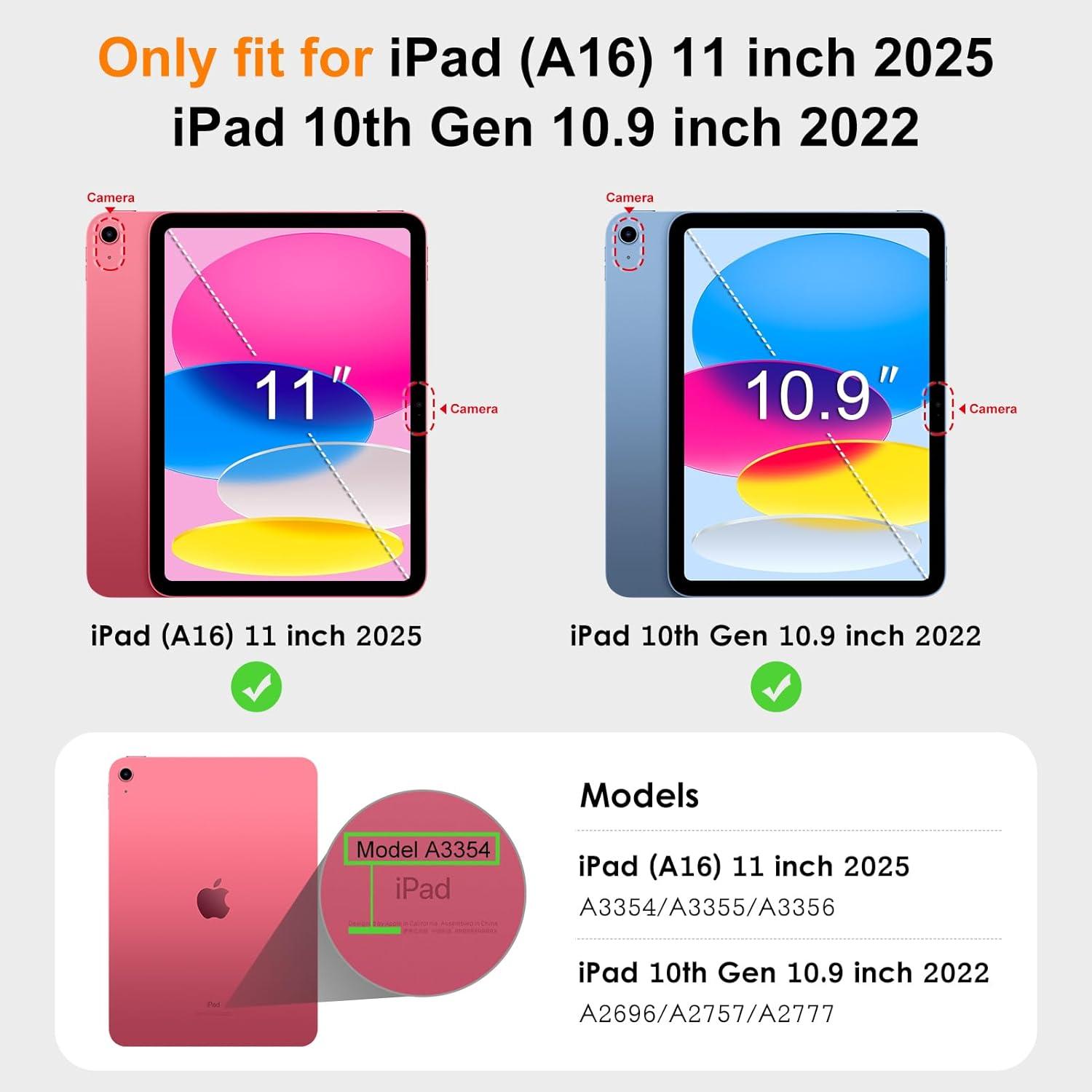 Funda con Teclado Inalámbrico DTTO para iPad 11" A16 2025/2022