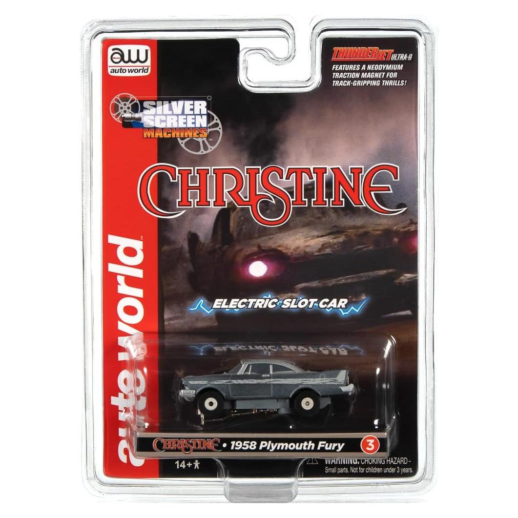 Coche de Slot Auto World 1958 Plymouth Fury Escala 1:64