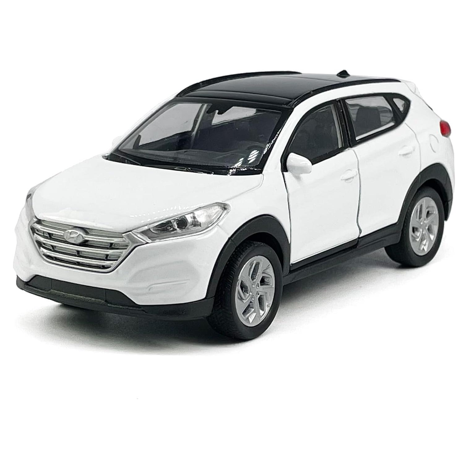 Coche de Juguete Hyundai Tucson 1:36 Metal Diecast Blanco