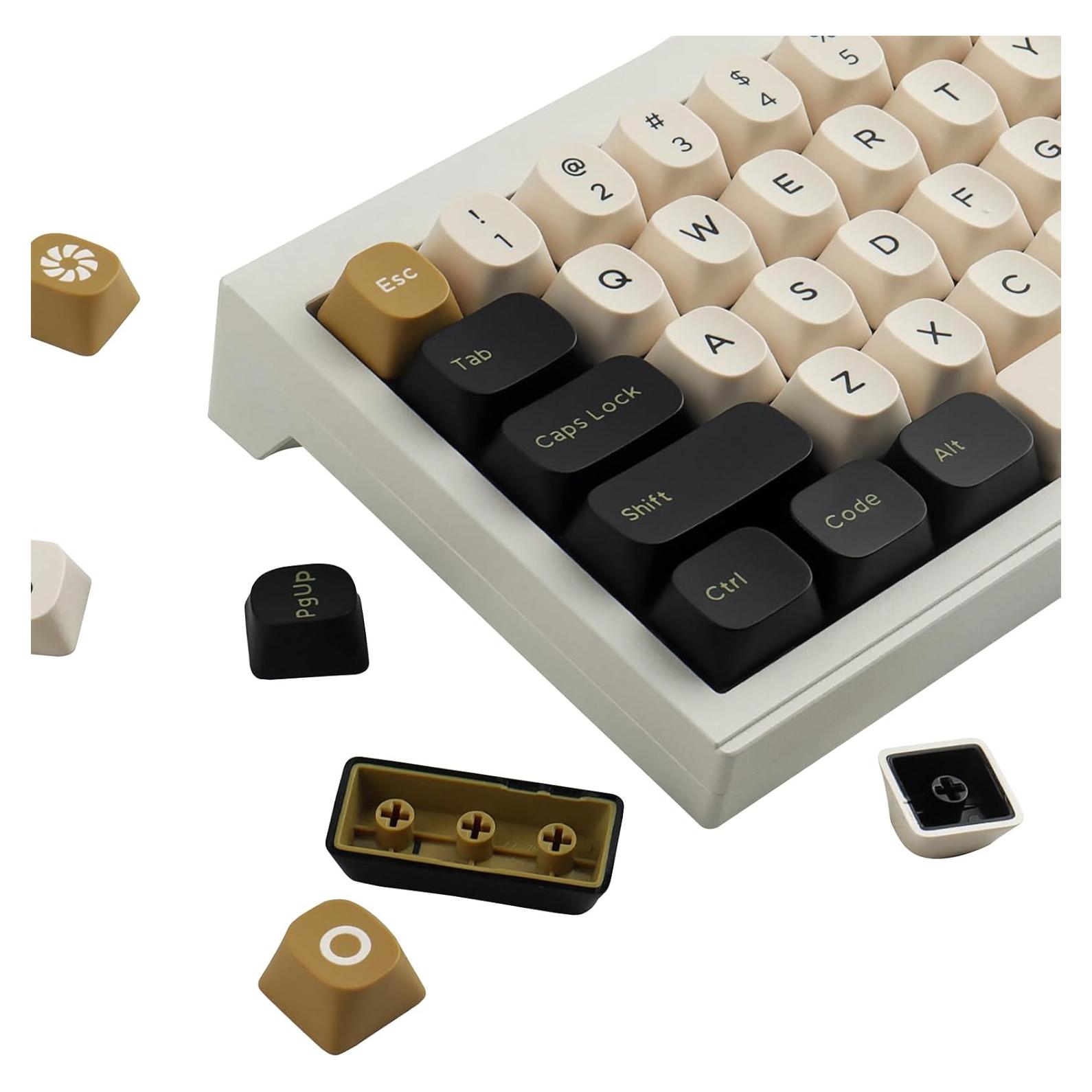 Conjunto de Teclas Mecánicas PBT Hyekit 172 Teclas Amarillo