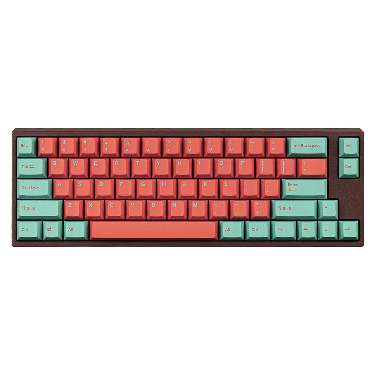 Teclado Mecánico Leopold FC660M 65% PBT Cherry MX Rojo
