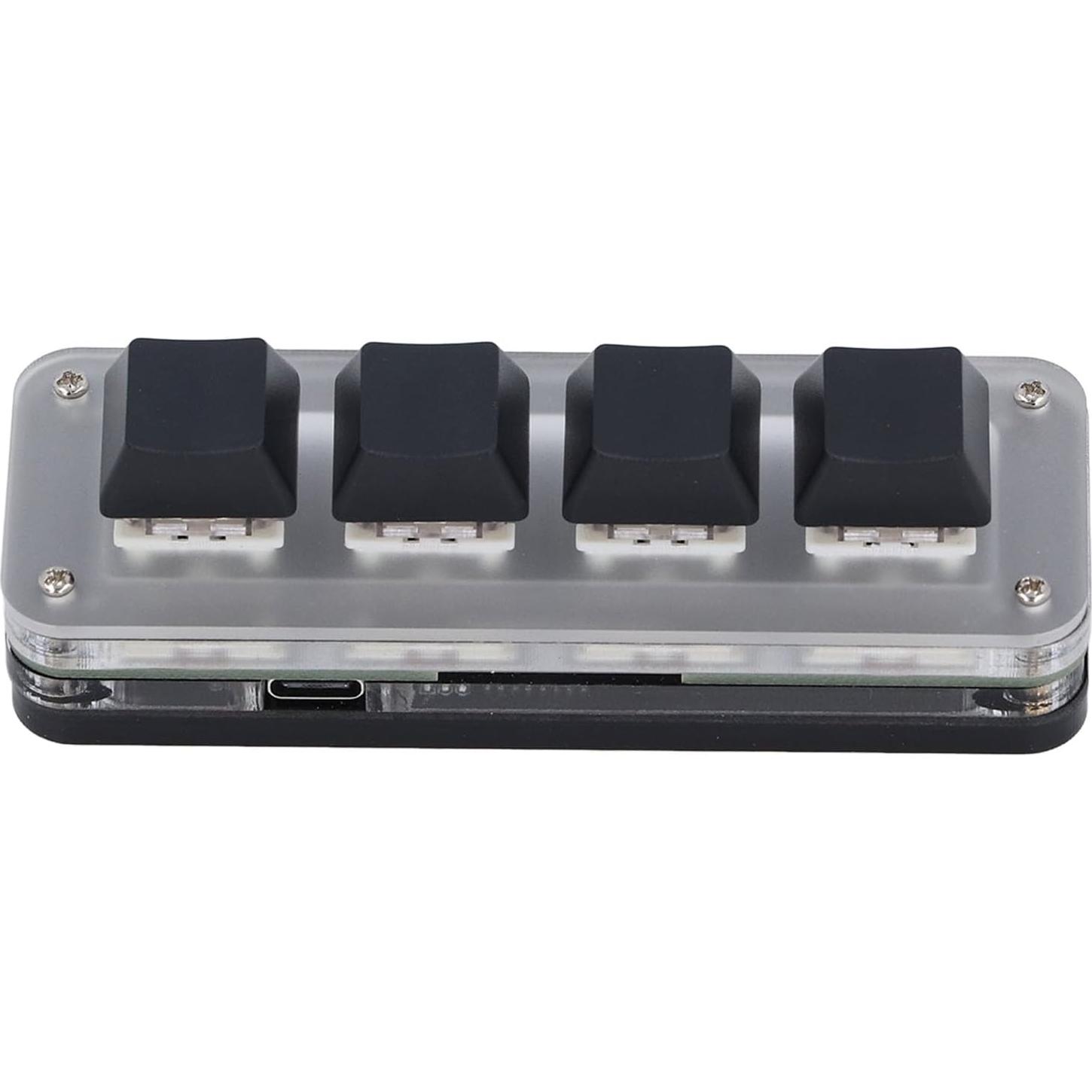 Teclado Mecánico Mini Walfront Red Switch USB C RGB Programable