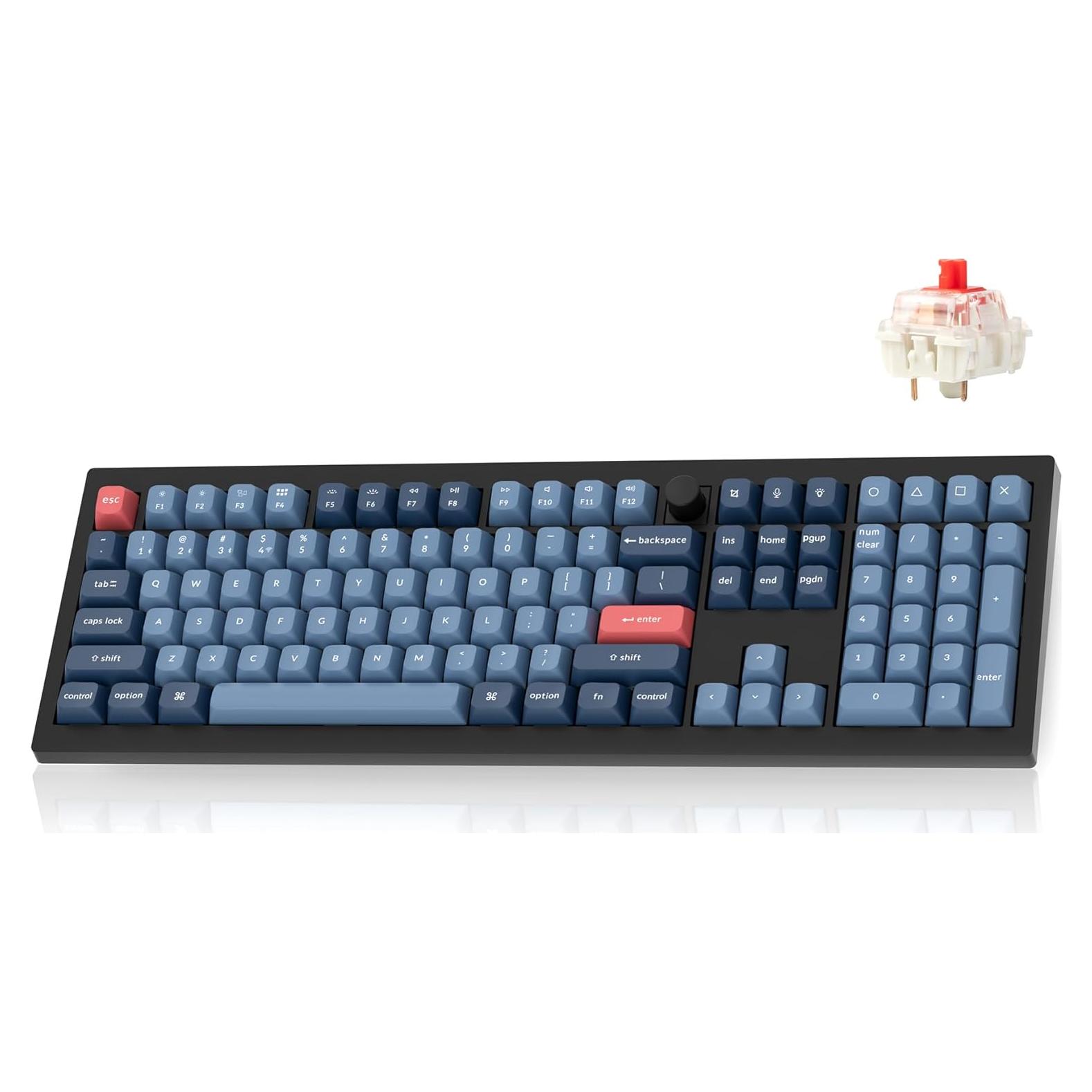 Teclado Mecánico Inalámbrico Keychron V6 Max RGB 108 Teclas
