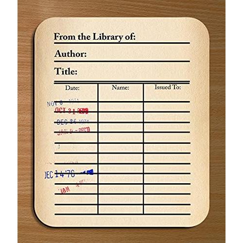 Alfombrilla de Ratón Universal Zone Tarjeta Biblioteca 23.5x19.1cm