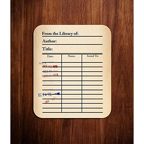 Alfombrilla de Ratón Universal Zone Tarjeta Biblioteca 23.5x19.1cm