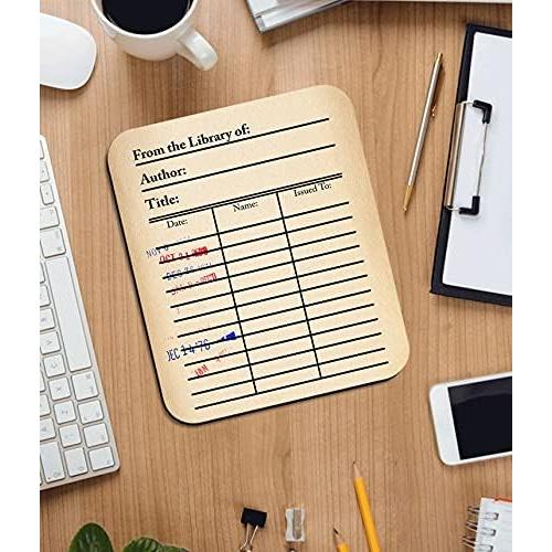 Alfombrilla de Ratón Universal Zone Tarjeta Biblioteca 23.5x19.1cm