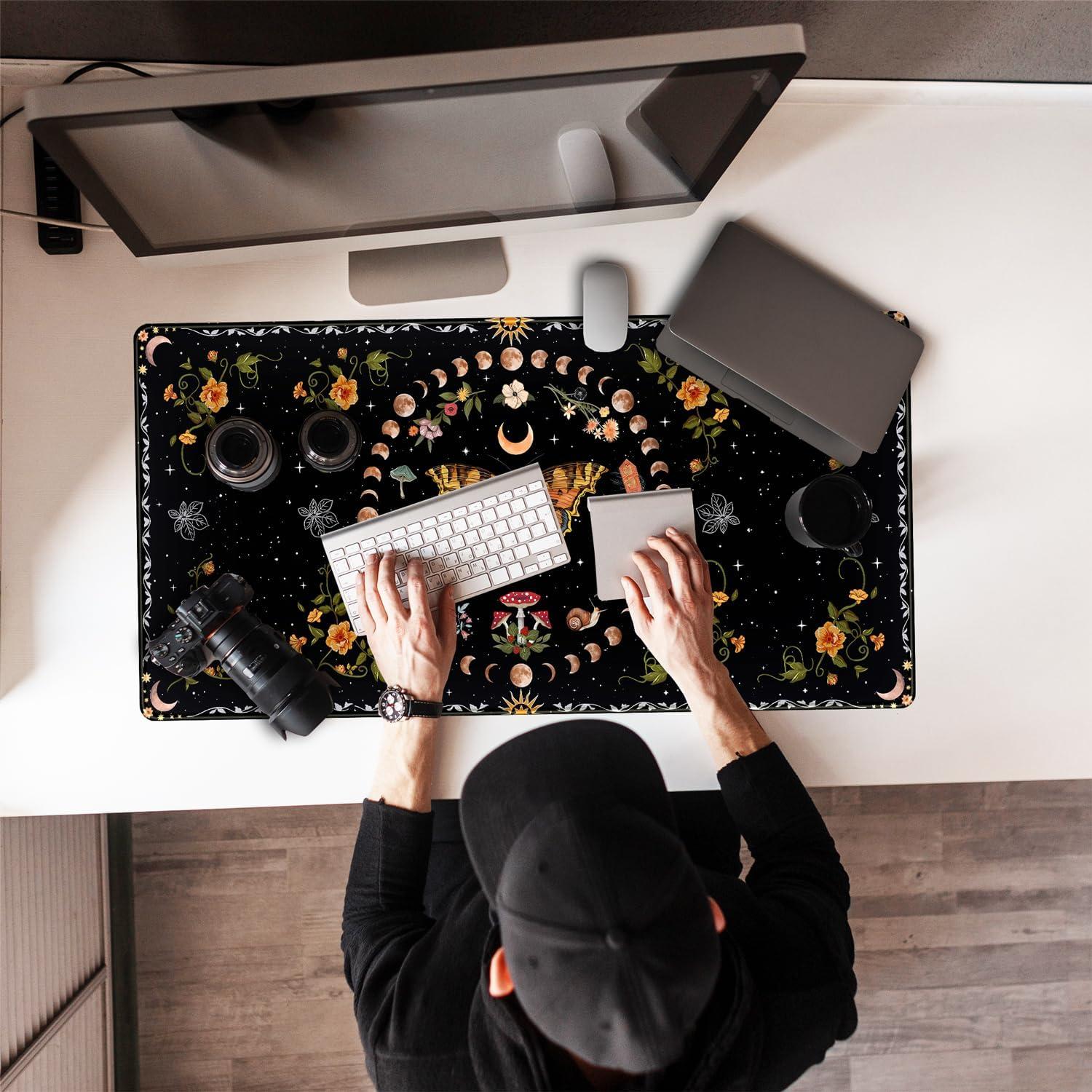 Alfombrilla de Escritorio Grande TENG DA QING 80x40 cm Antideslizante