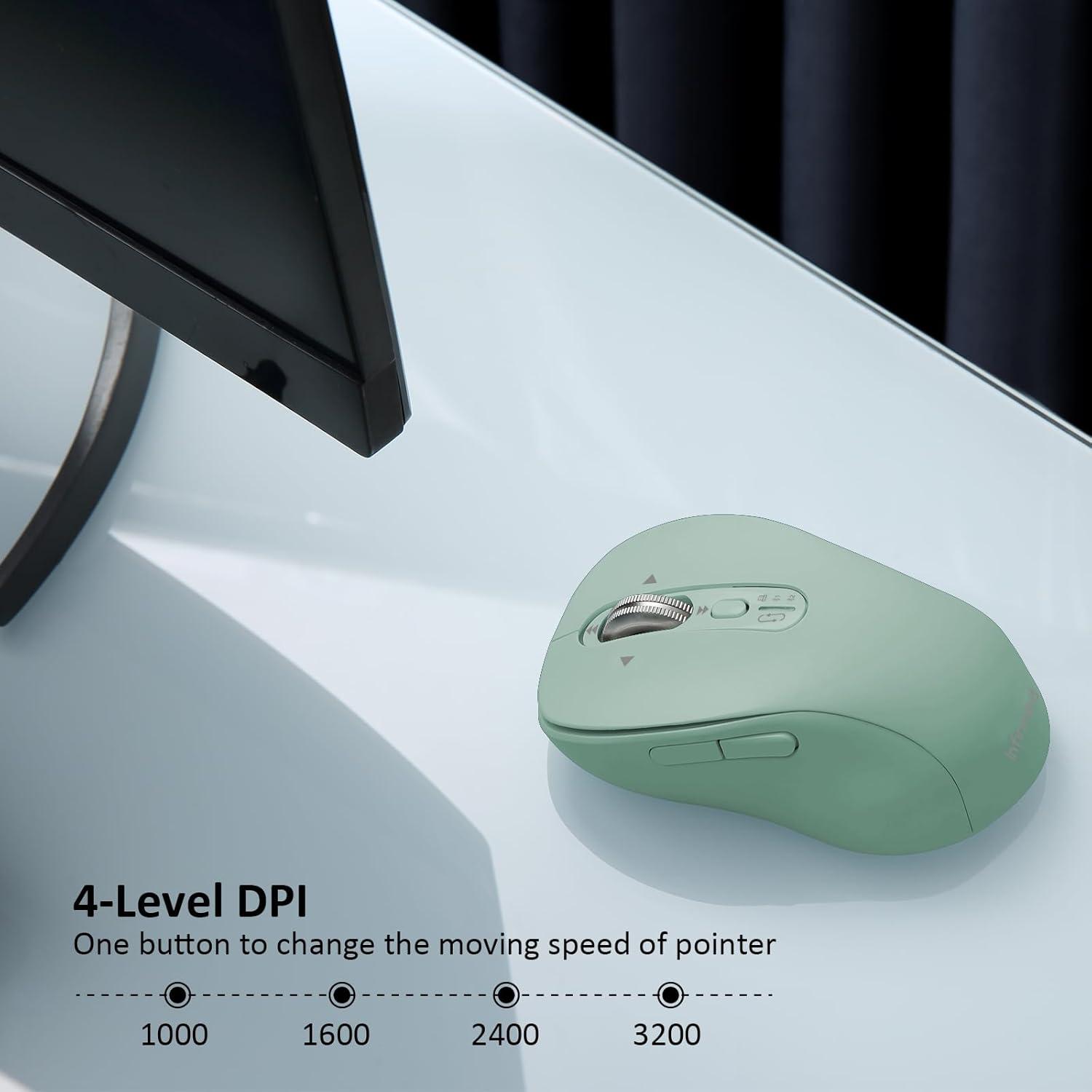 Ratón Inalámbrico Bluetooth INFINMIND Y670 Ergonómico 3200 DPI