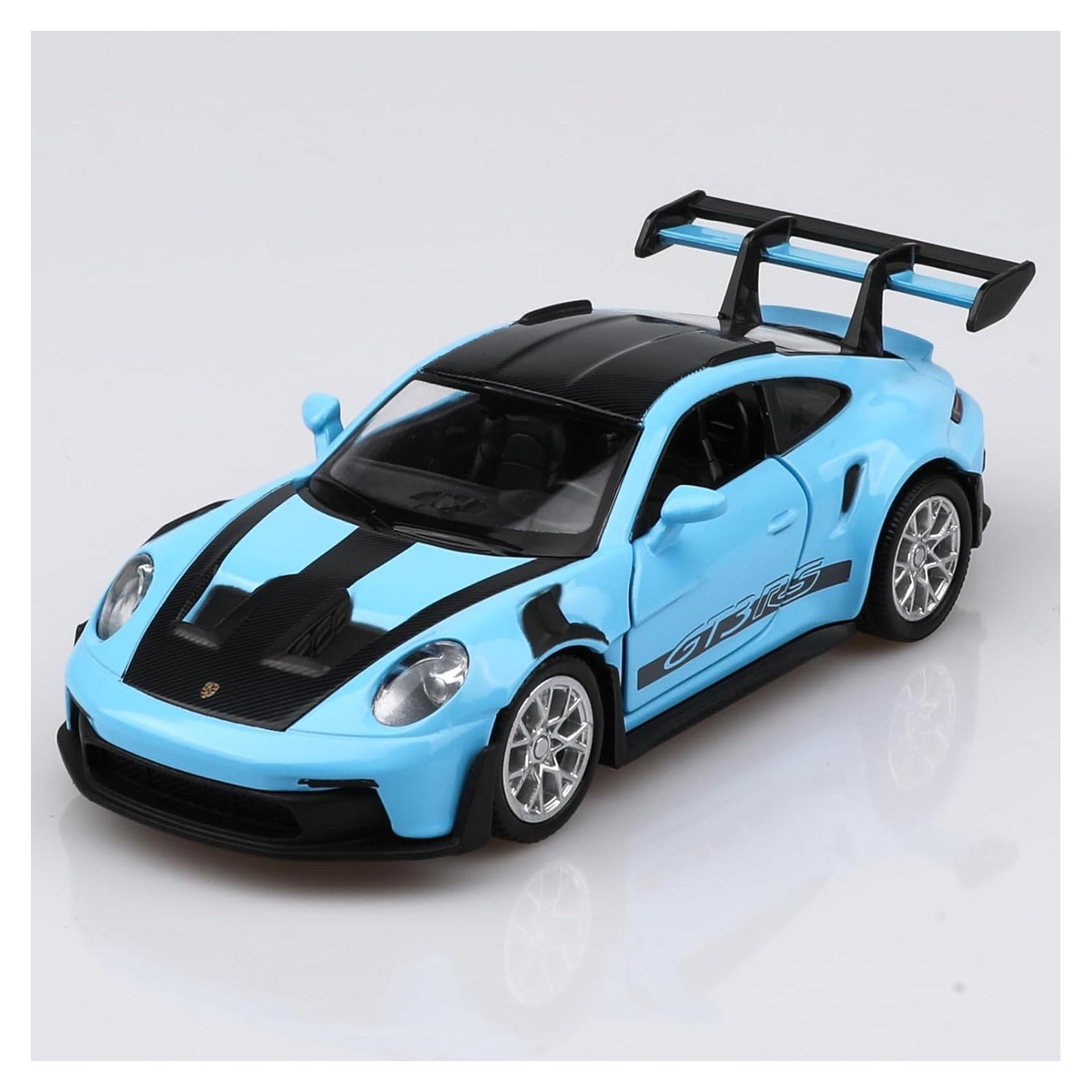 Modelo de coche de fundición Porsche 911 GT3 RS 1:36 retroceso