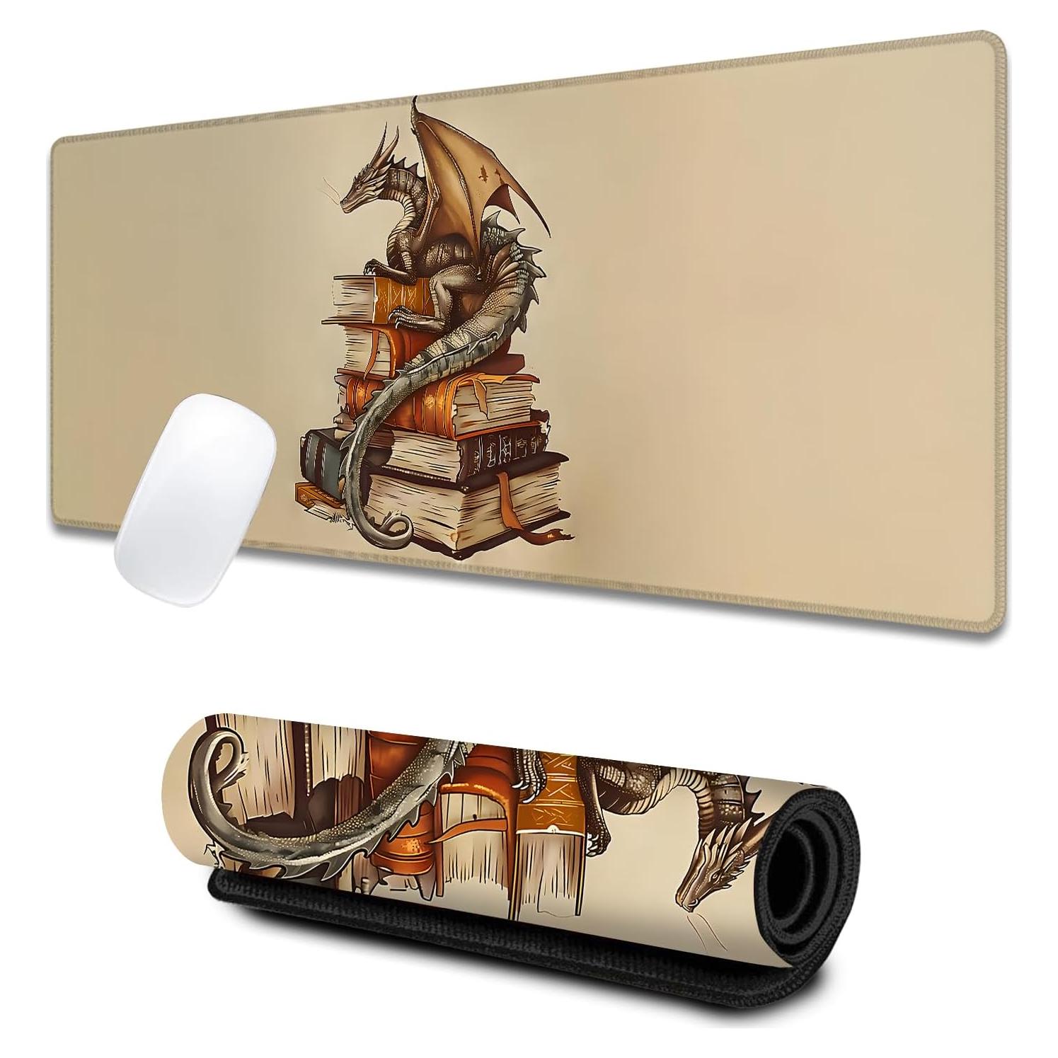 Alfombrilla de Ratón VODRM Dragón 80x30cm Antideslizante