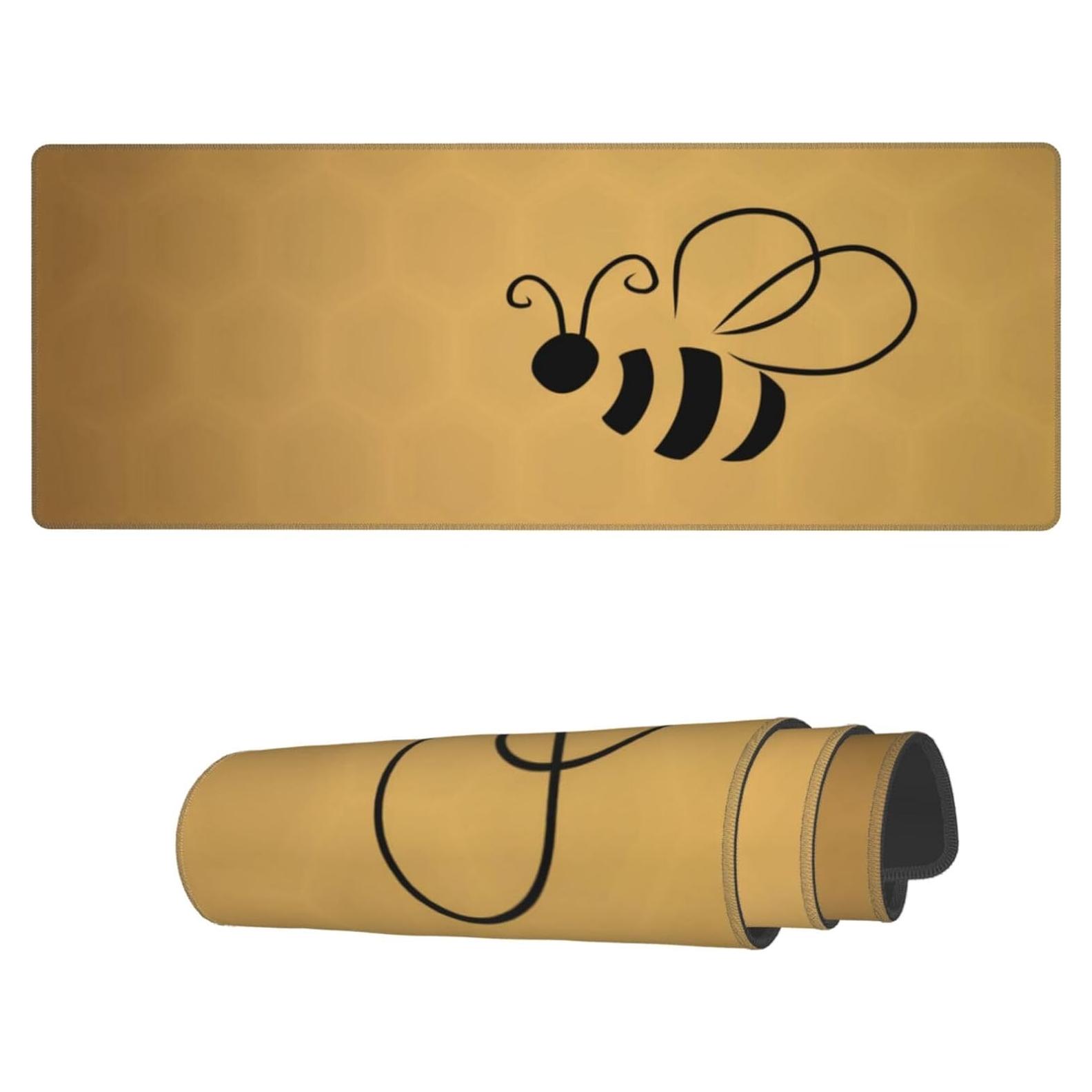 Alfombrilla de Ratón Grande Famame Vintage Abeja 80x30 cm