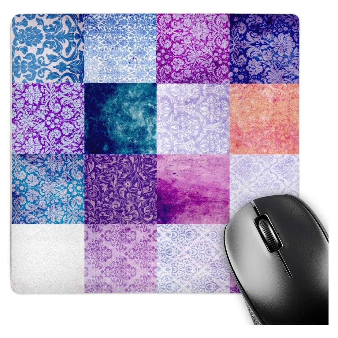 Alfombrilla de Ratón 3Drose Cuadrada Púrpura 20.32x20.32cm