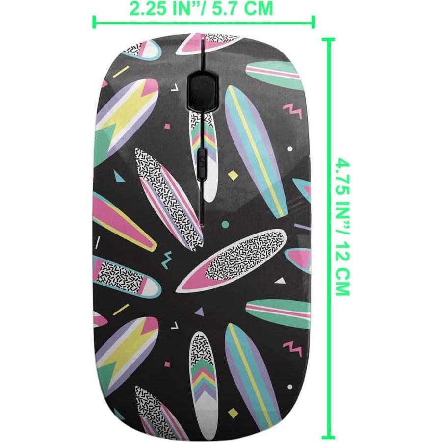 Ratón Inalámbrico Ergonómico Sanacci Vintage Surf 90s
