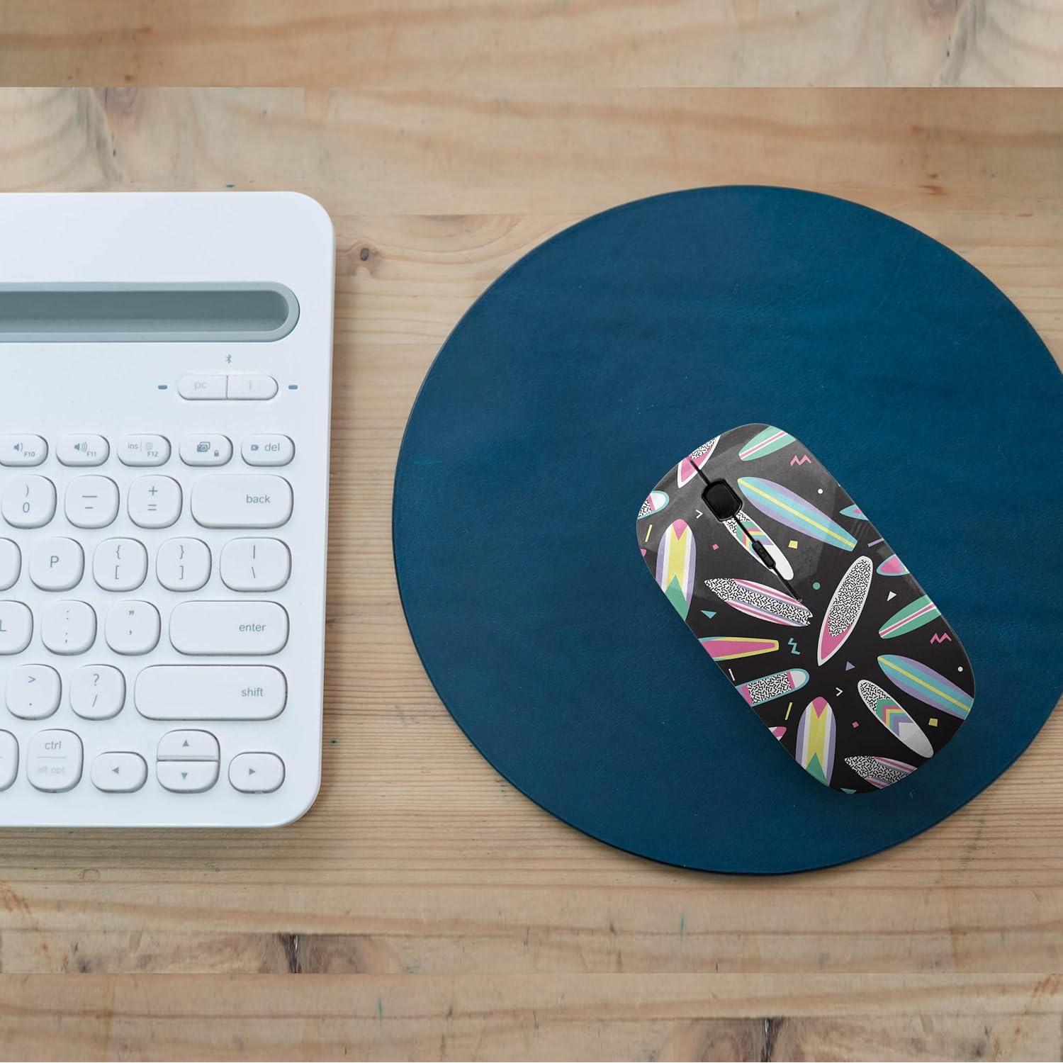 Ratón Inalámbrico Ergonómico Sanacci Vintage Surf 90s