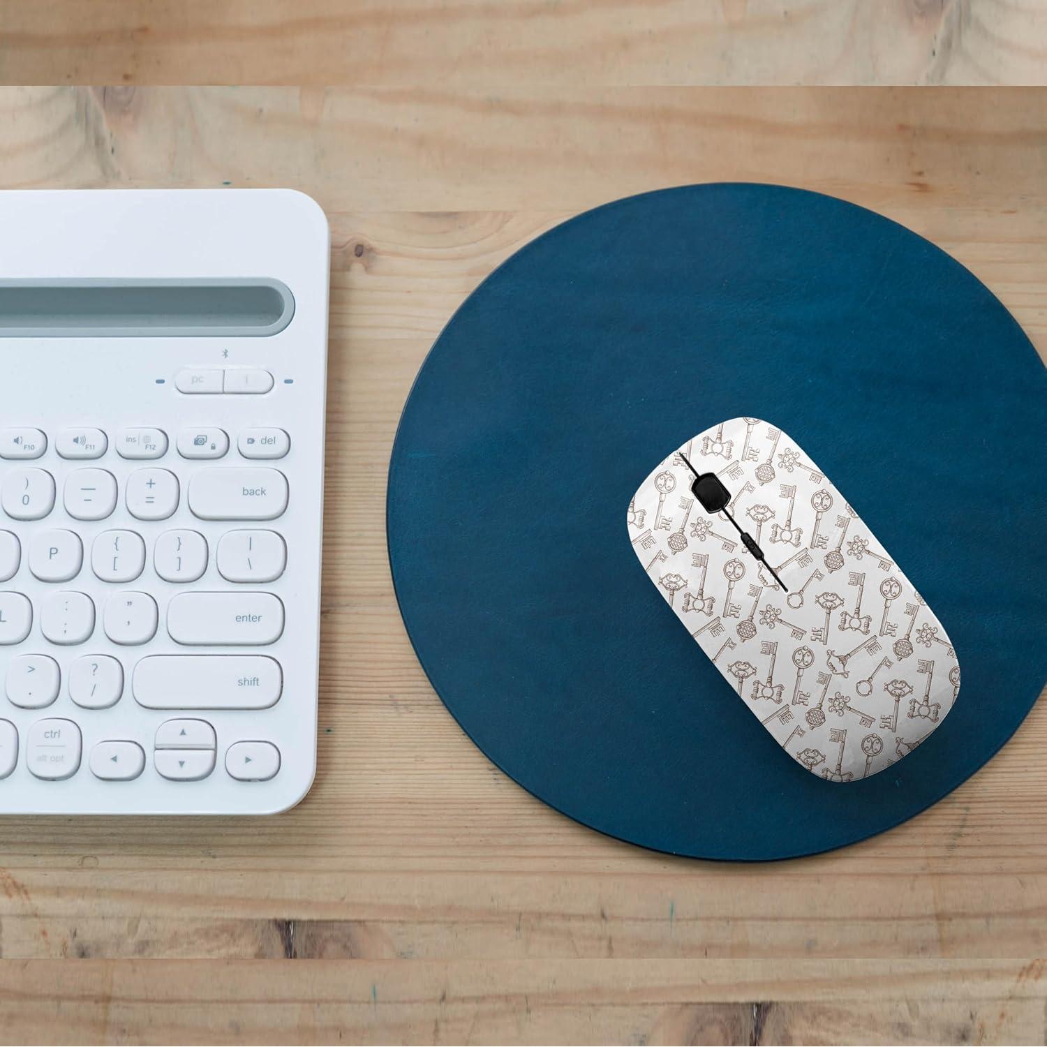 Ratón Inalámbrico Ergonómico Sanacci USB 2.4GHz Vintage