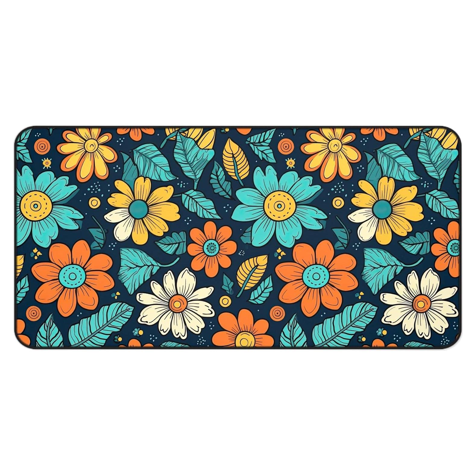 Alfombrilla de Escritorio Personalizada Neopreno 3mm Floral