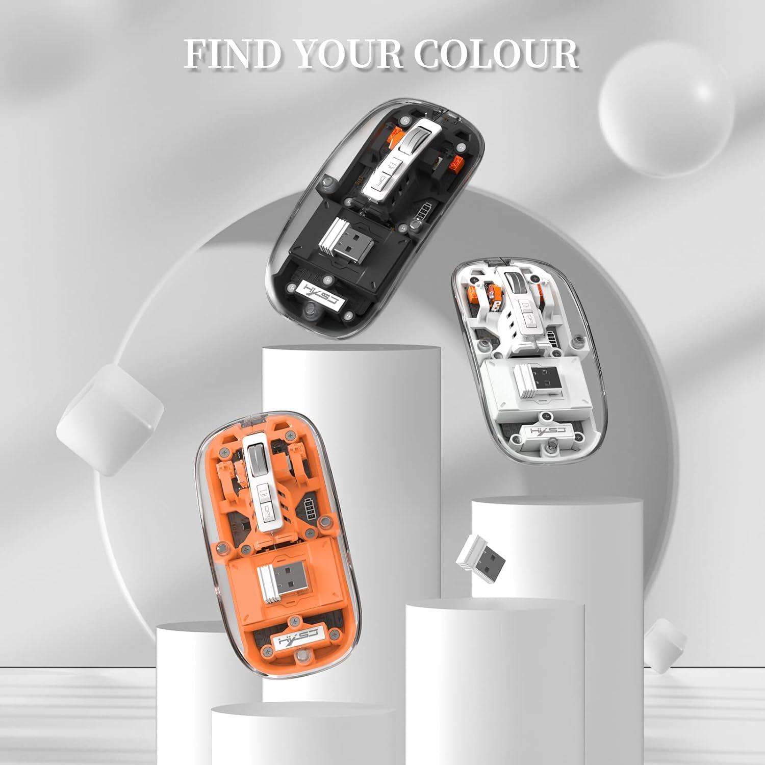 Ratón Inalámbrico A.JAZZ T900 Bluetooth 5.1 Recargable Negro