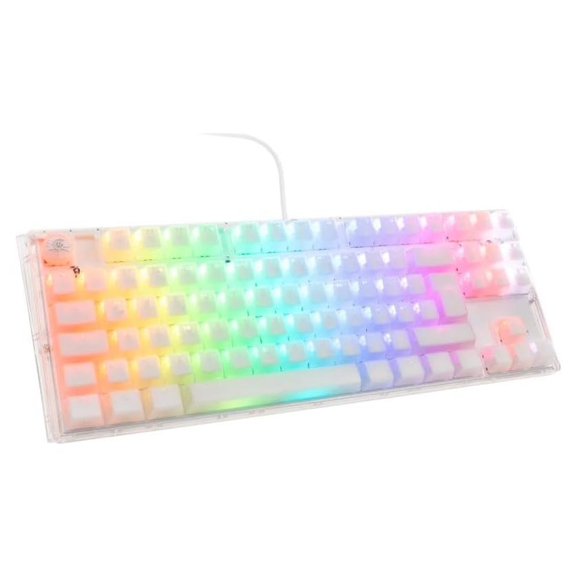 Teclado Mecánico Ducky One 3 TKL Aura Blanco Hotswap RGB