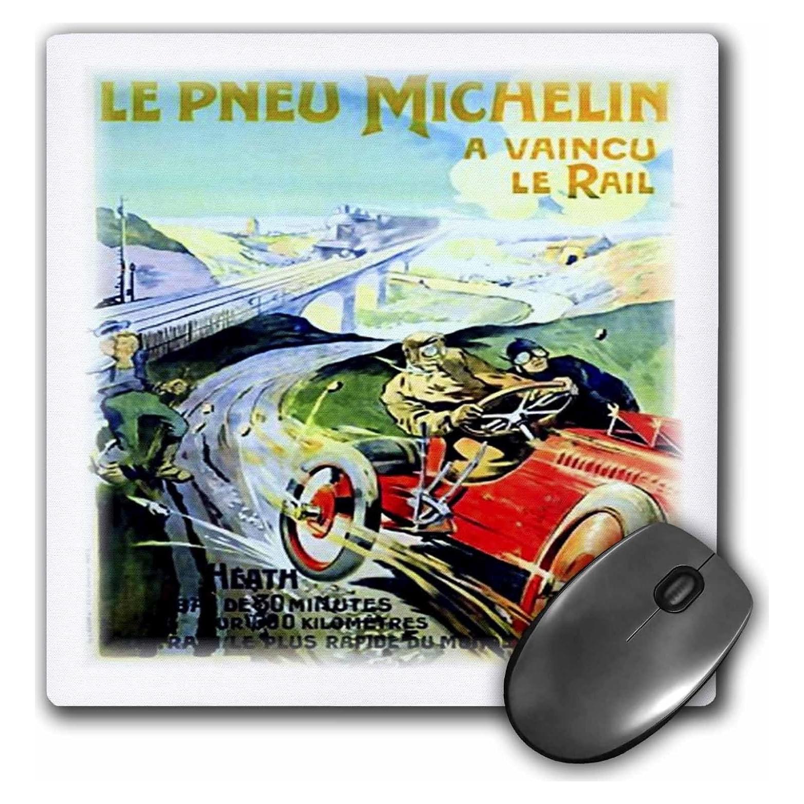 Alfombrilla de Ratón 3dRose Patrón Coche Vintage 20.32cm
