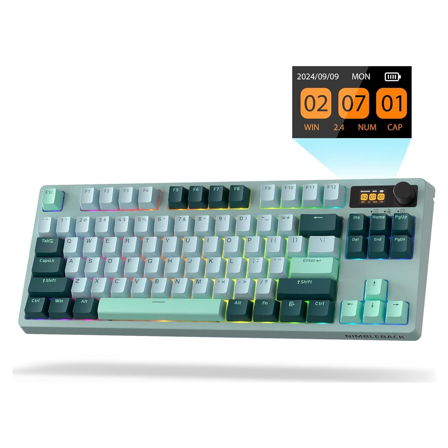 Teclado Mecánico Inalámbrico LTC NB841 PRO RGB 84 Teclas