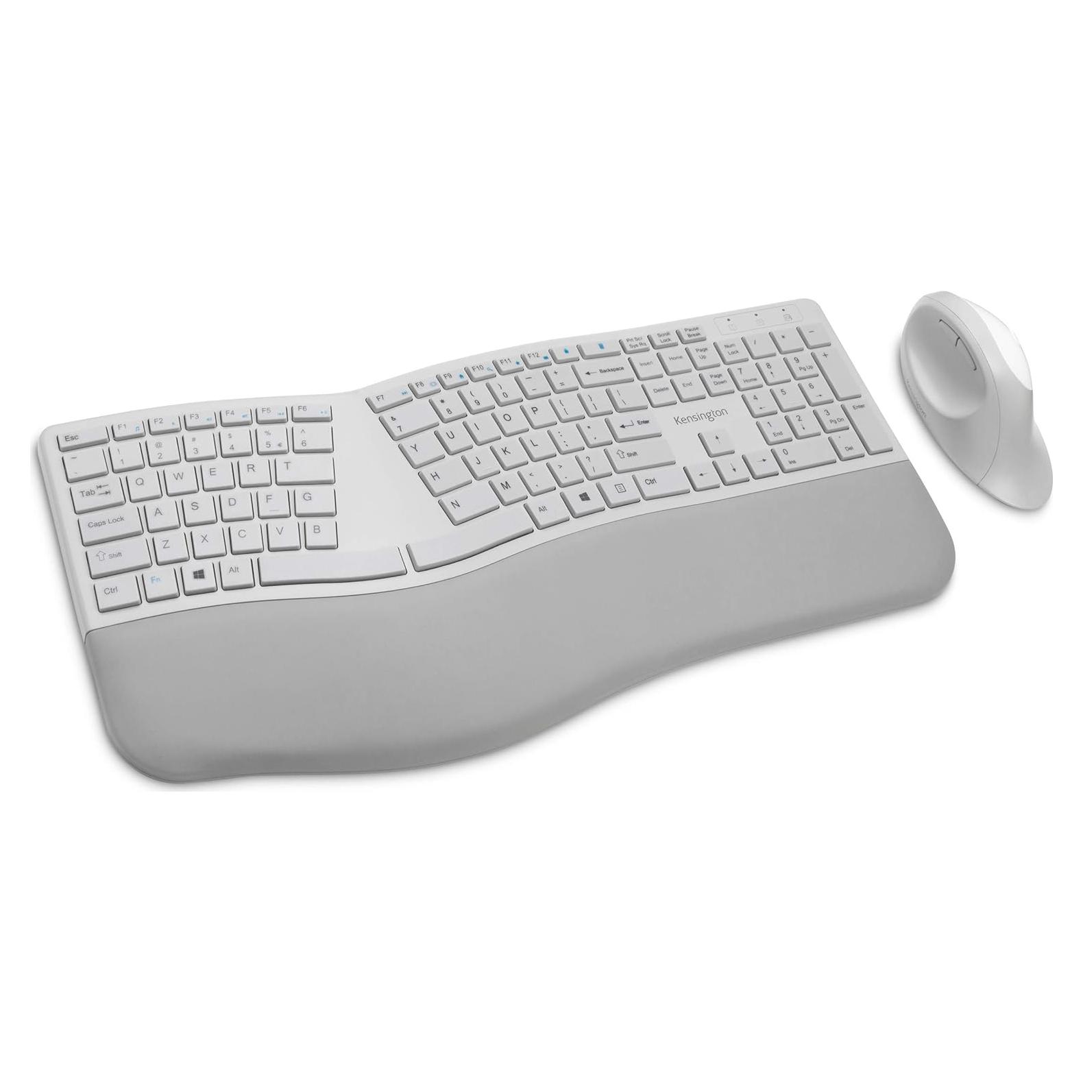 Teclado y Ratón Inalámbricos Ergonómicos Kensington Pro Fit