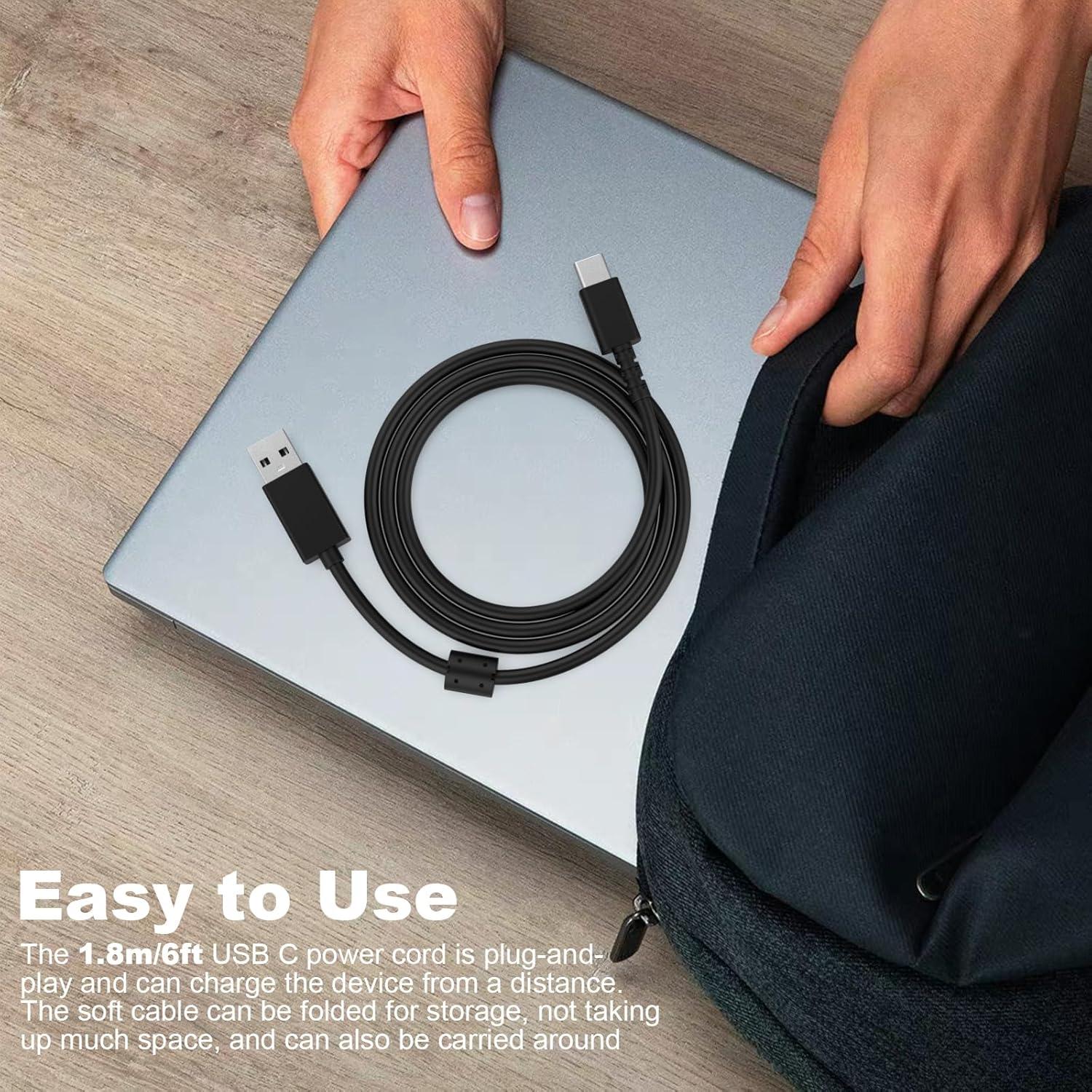 Cable de carga USB C 1.8m Gneinour para Logitech MX Master 3