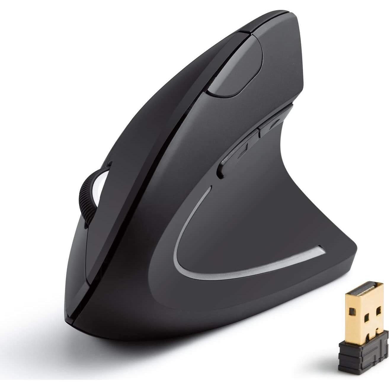 Ratón Óptico Vertical Ergonómico Inalámbrico Anker